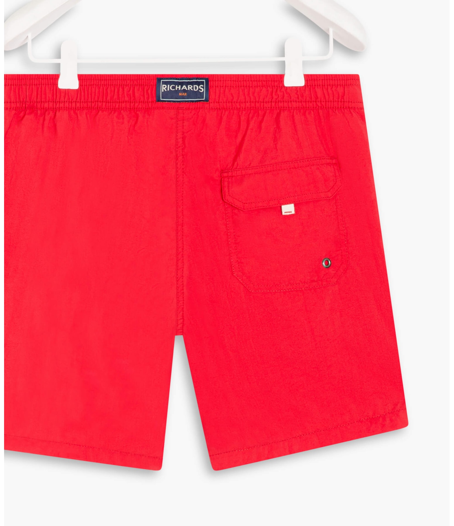 Short Praia Liso Vermelho