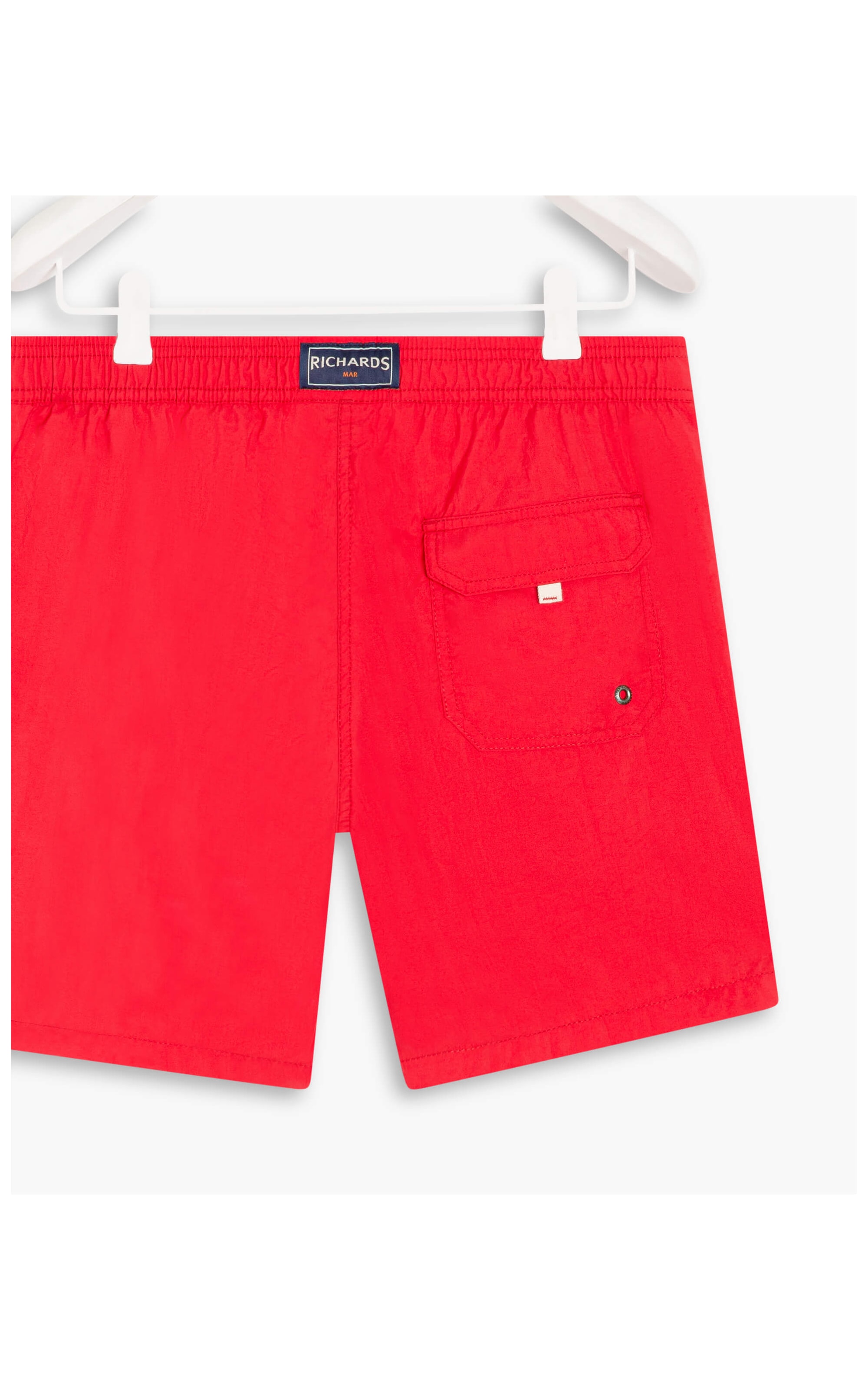 Short Praia Liso Vermelho