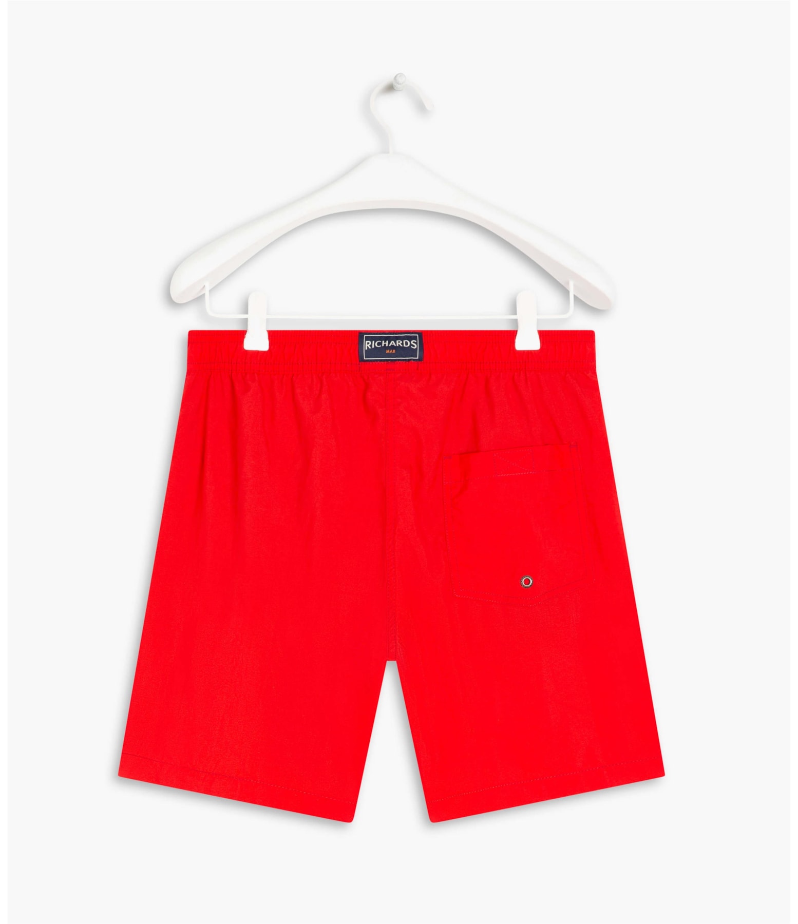 Short Praia Liso Vermelho