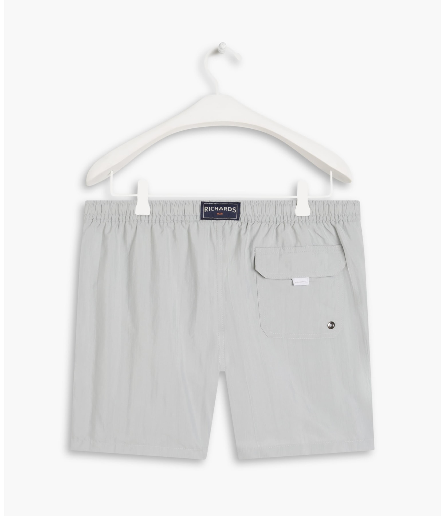 Short Praia Liso Waltel Cinza Claro