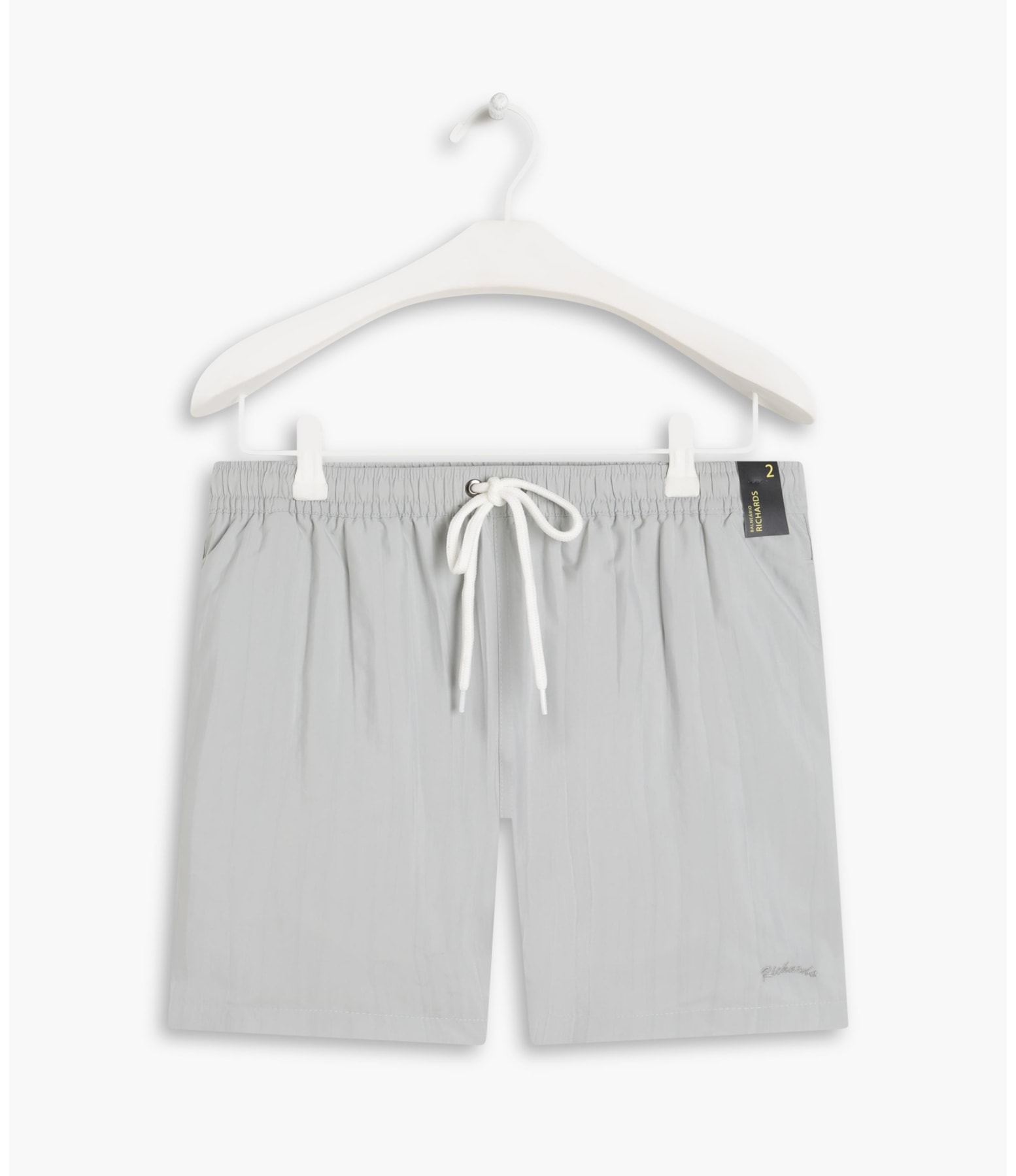 Short Praia Liso Waltel Cinza Claro