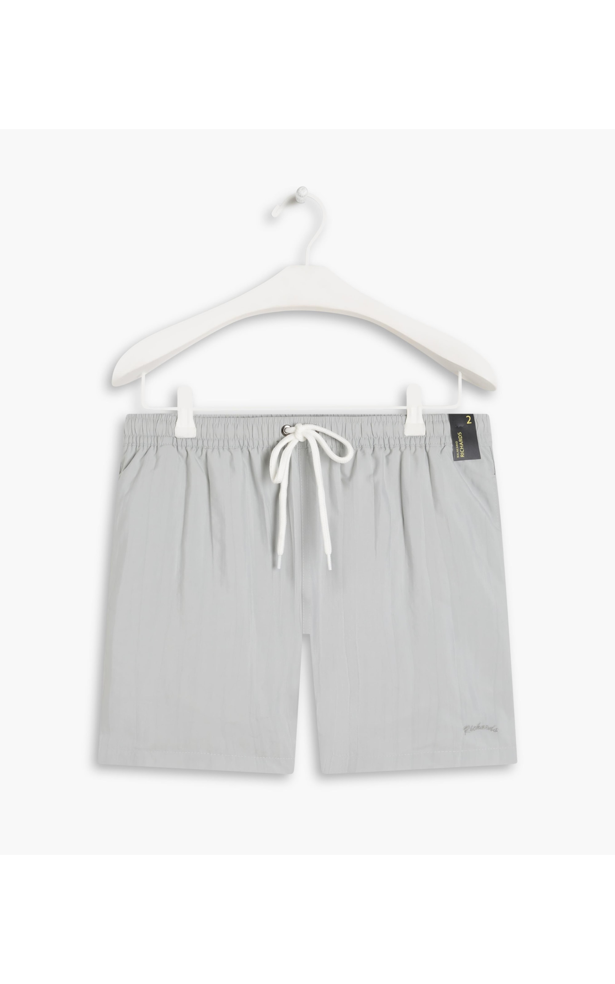 Short Praia Liso Waltel Cinza Claro