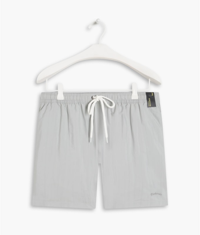 Short Praia Liso Waltel Cinza Claro