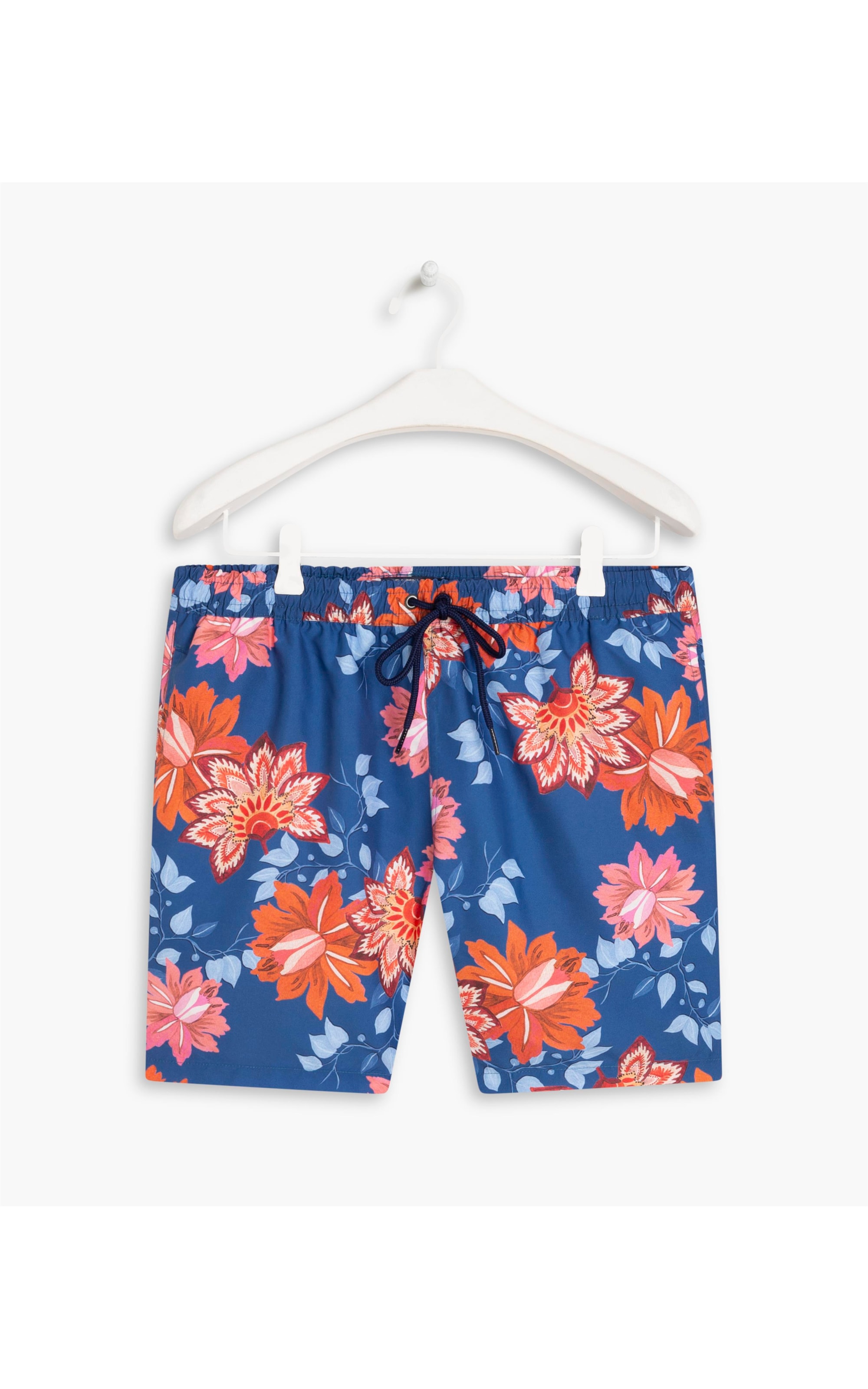 Short Praia Mehndi Hindi Azul Bic