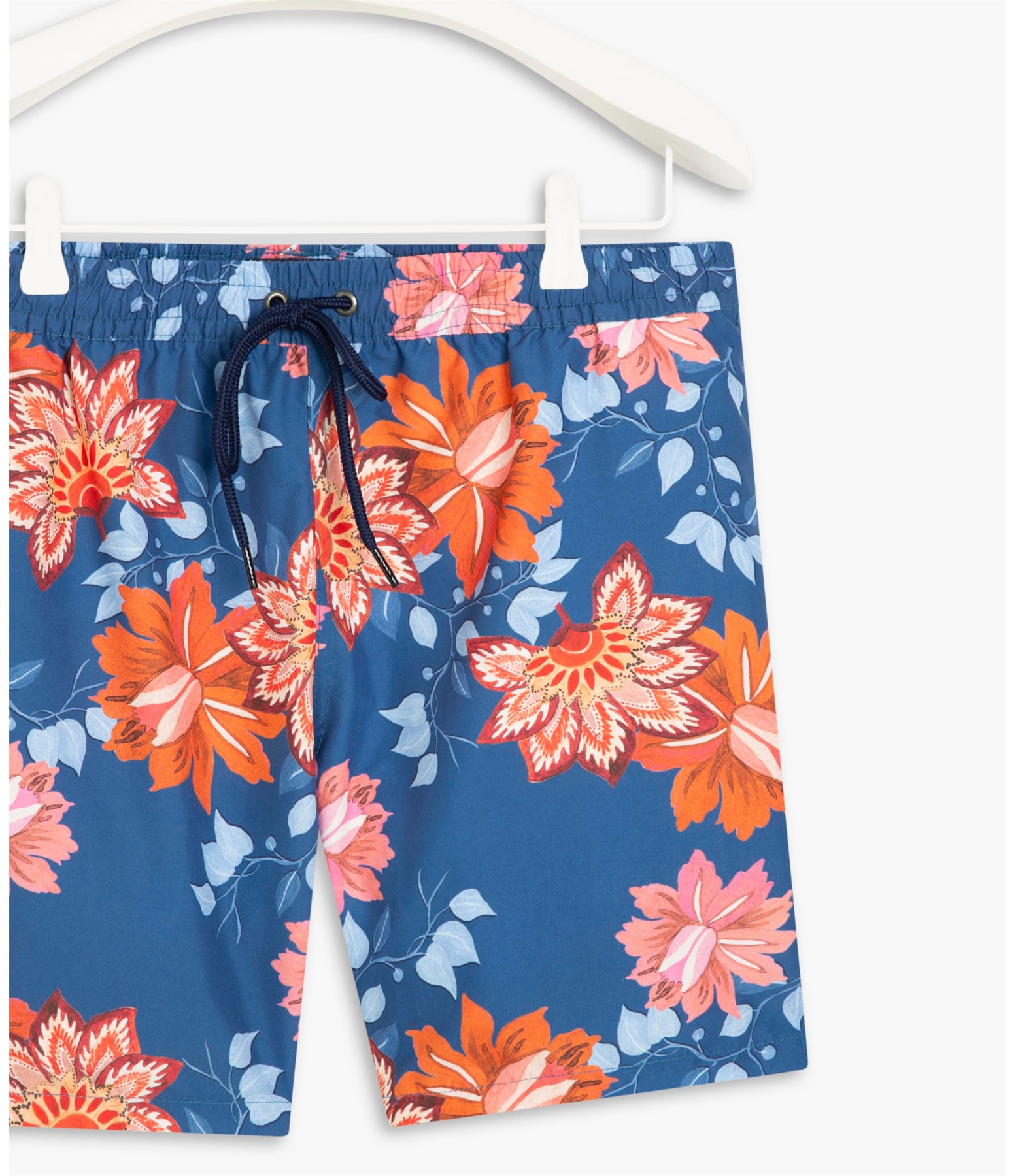 Short Praia Mehndi Hindi Azul Bic