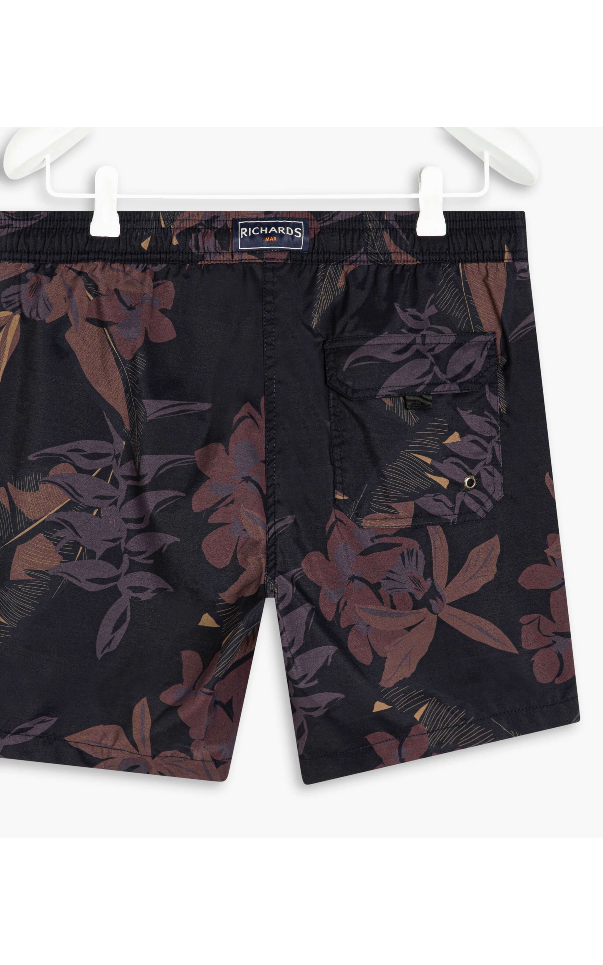 Short Praia Orquidea Dark Navy