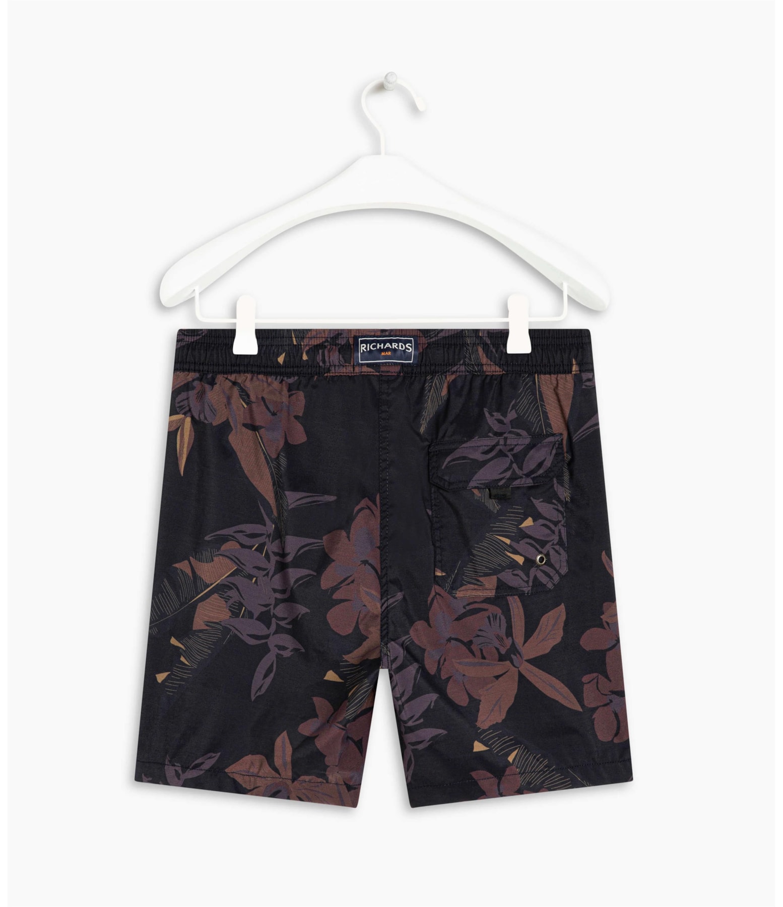 Short Praia Orquidea Dark Navy