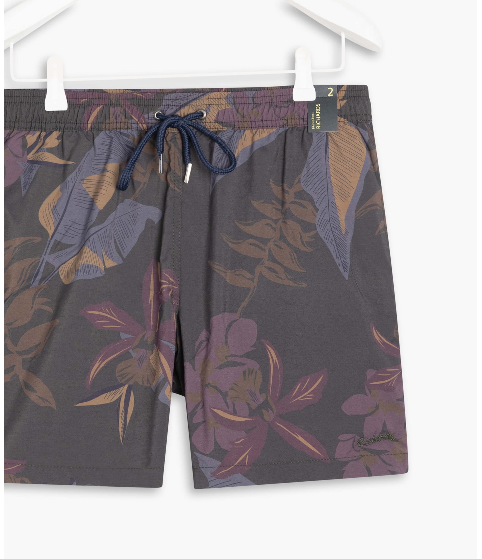Short Praia Orquidea Verde Militar