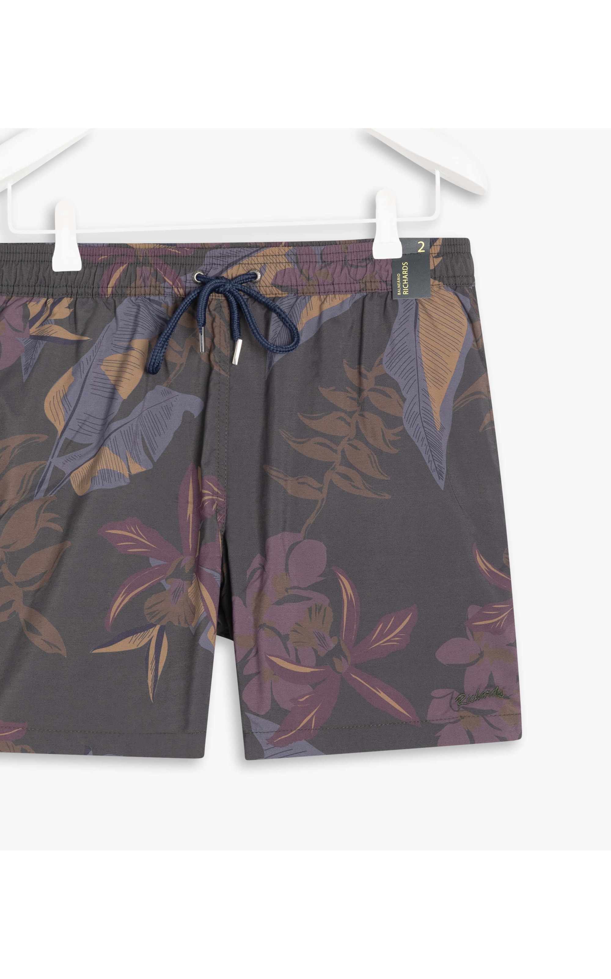 Short Praia Orquidea Verde Militar