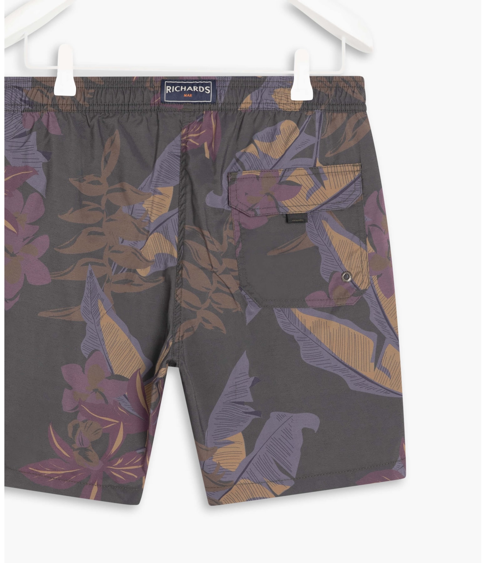 Short Praia Orquidea Verde Militar