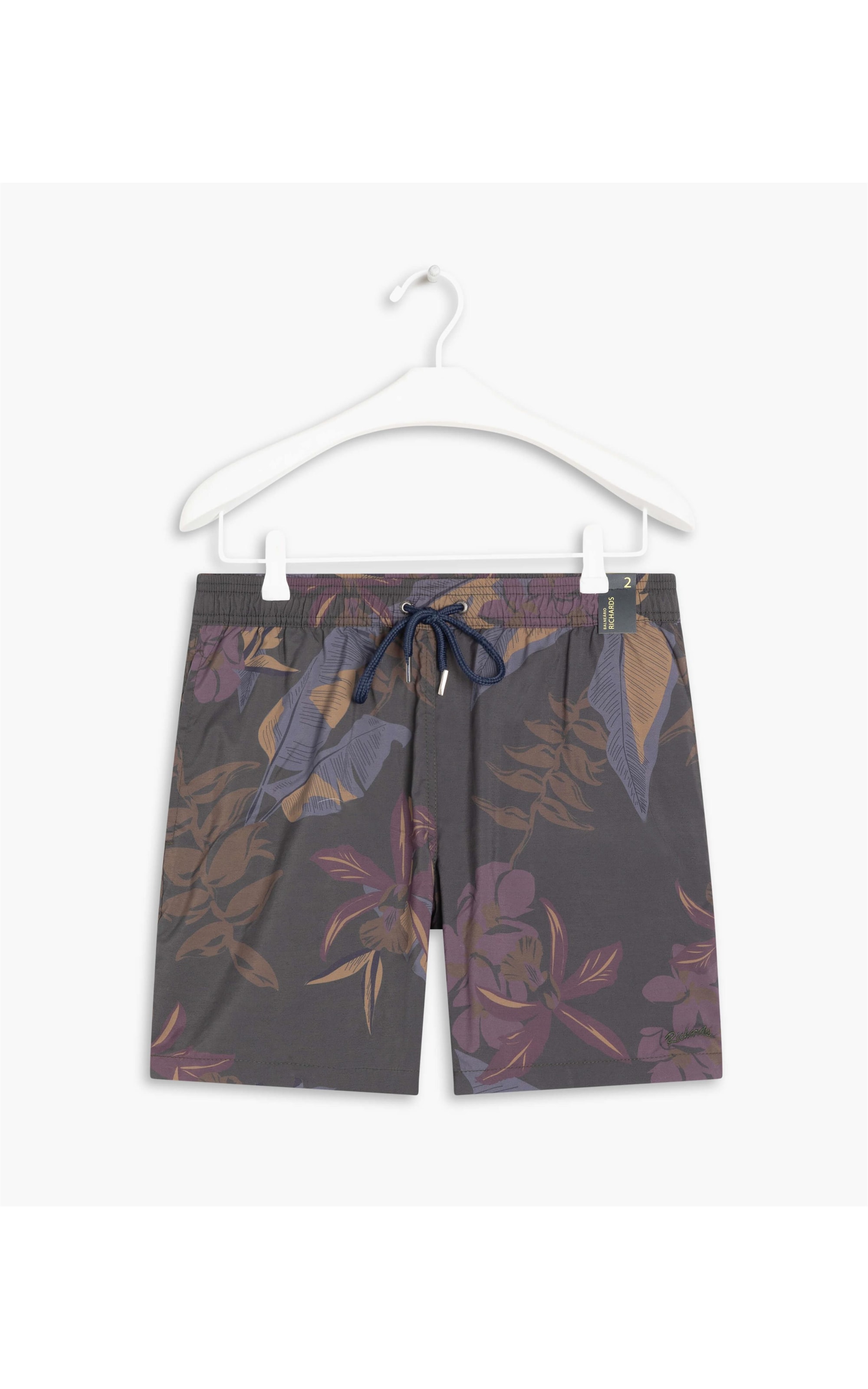 Short Praia Orquidea Verde Militar