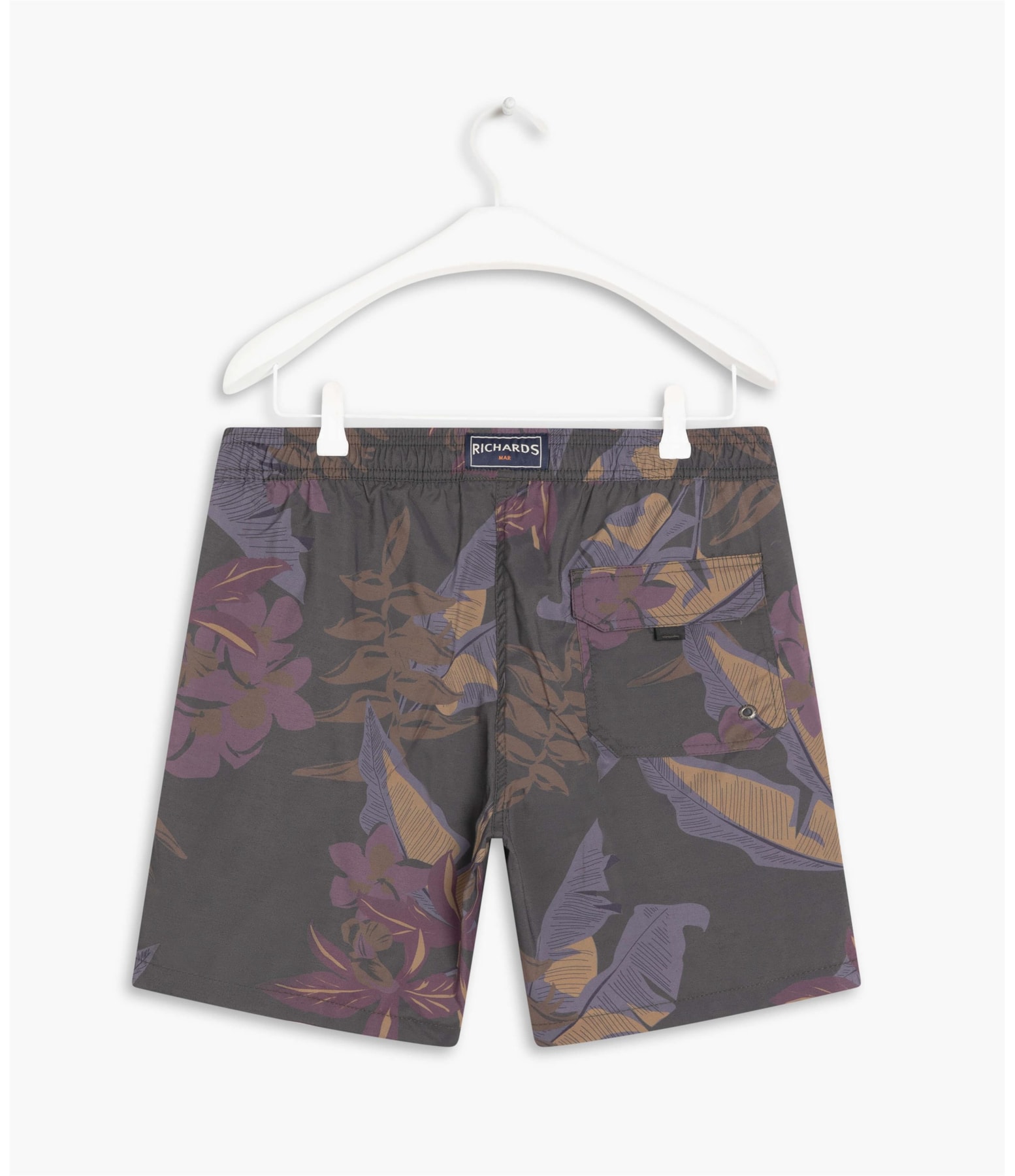 Short Praia Orquidea Verde Militar