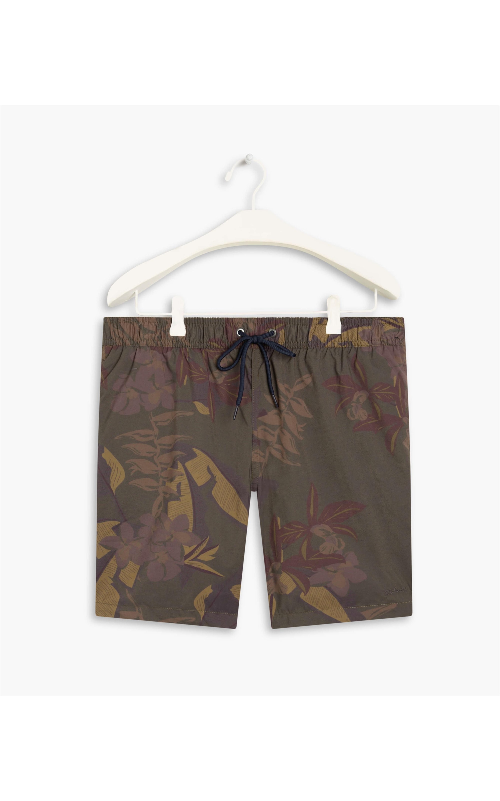 Short Praia Orquídea Verde Militar