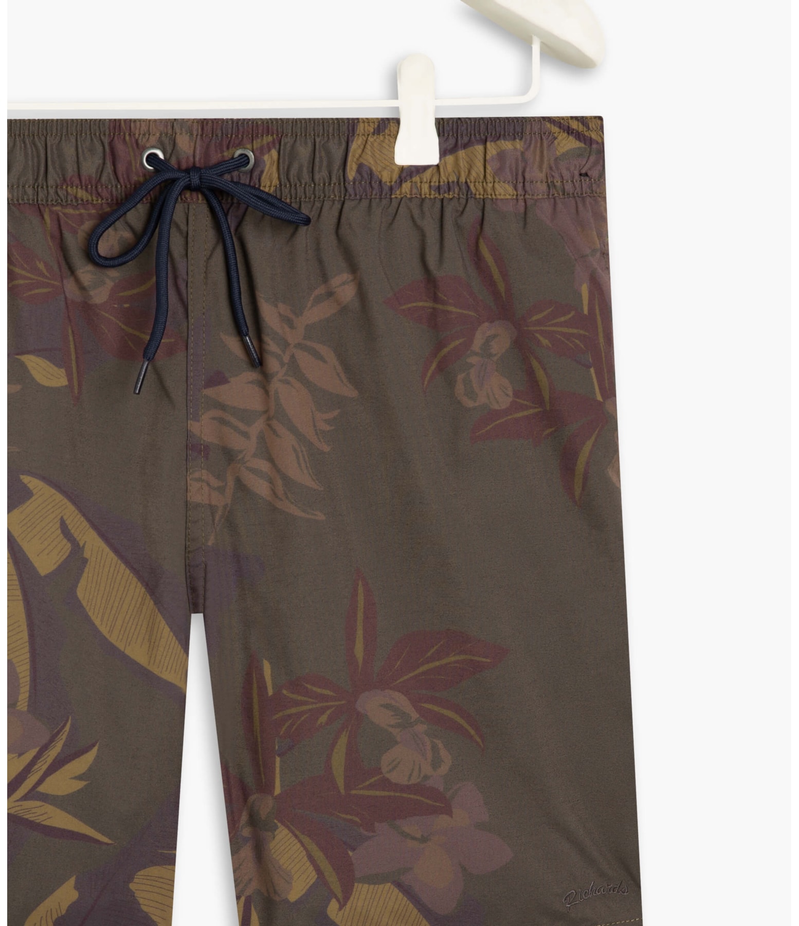 Short Praia Orquídea Verde Militar
