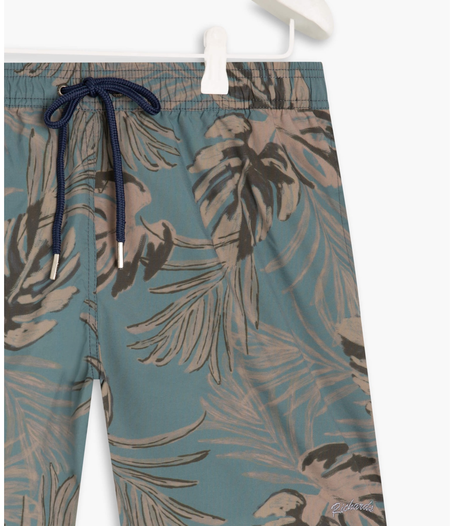 Short Praia Paisley  Dark Navy