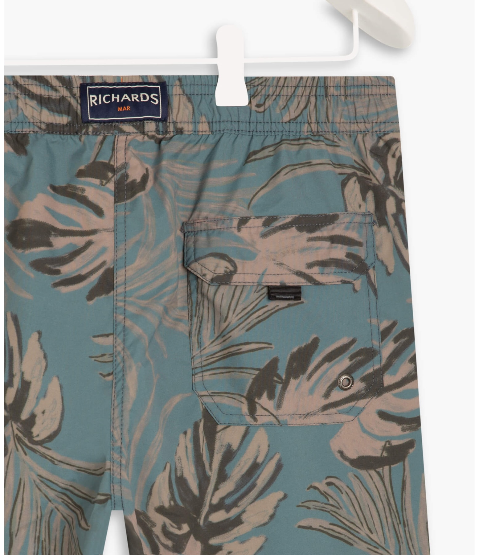 Short Praia Paisley  Dark Navy