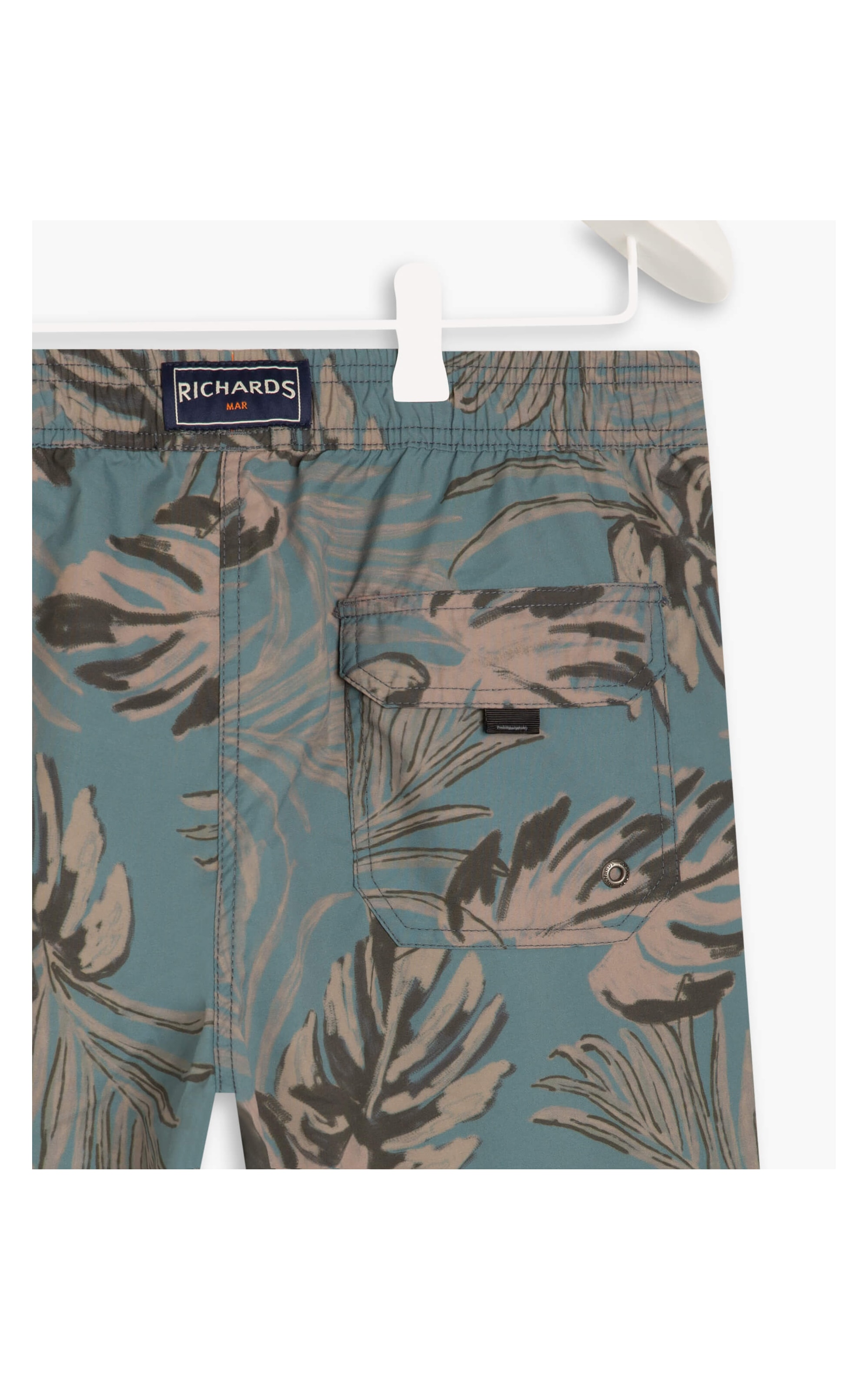 Short Praia Paisley  Dark Navy