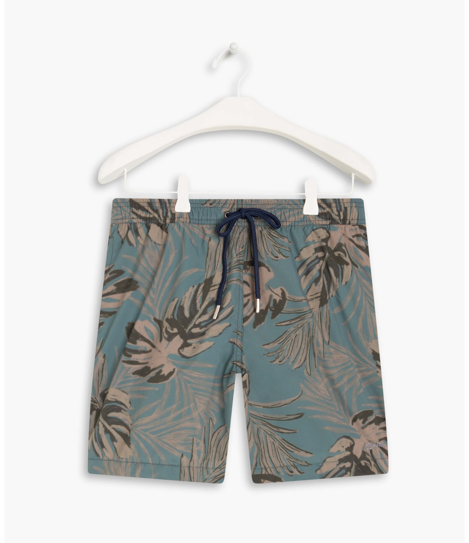 Short Praia Paisley  Dark Navy