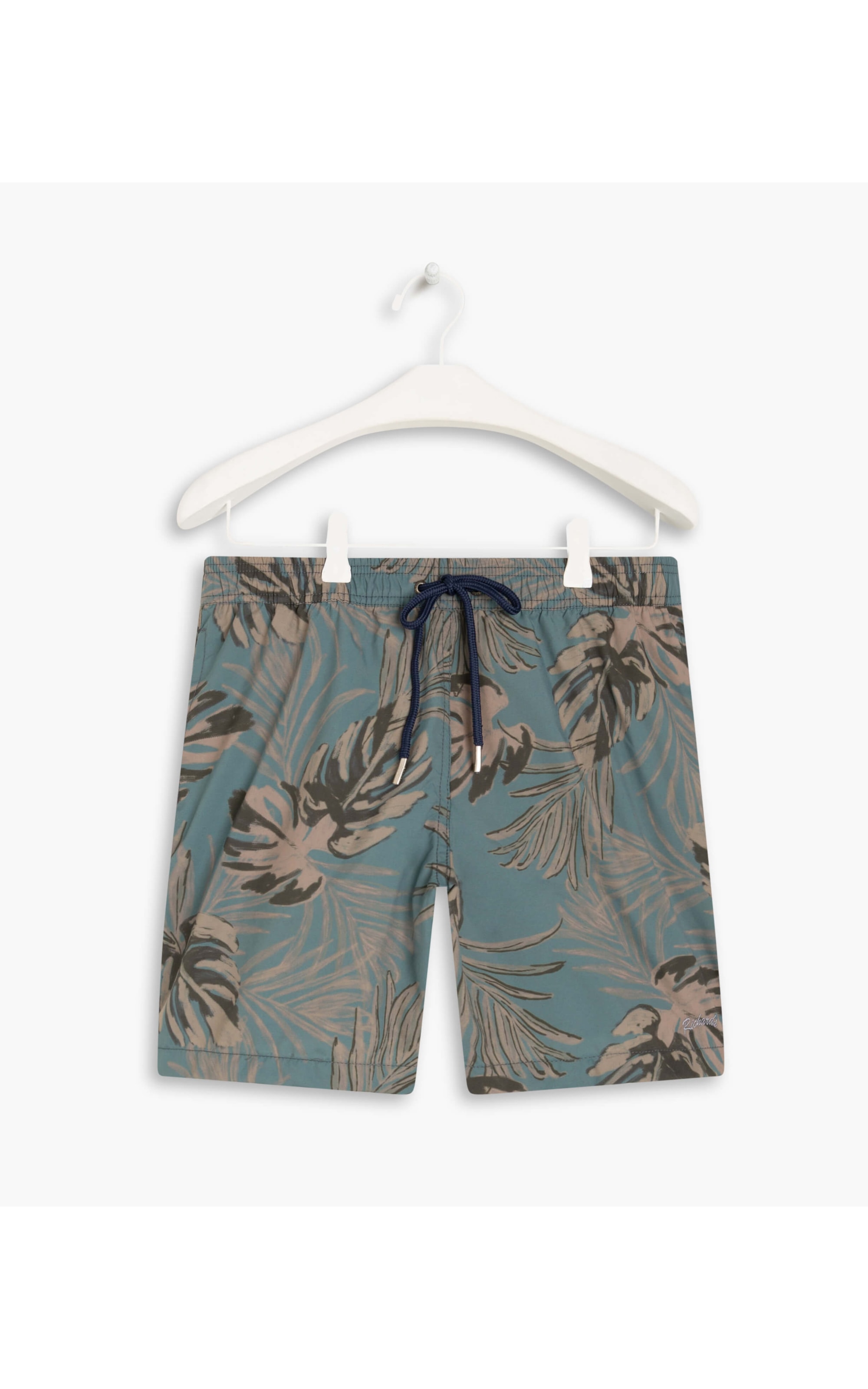 Short Praia Paisley  Dark Navy