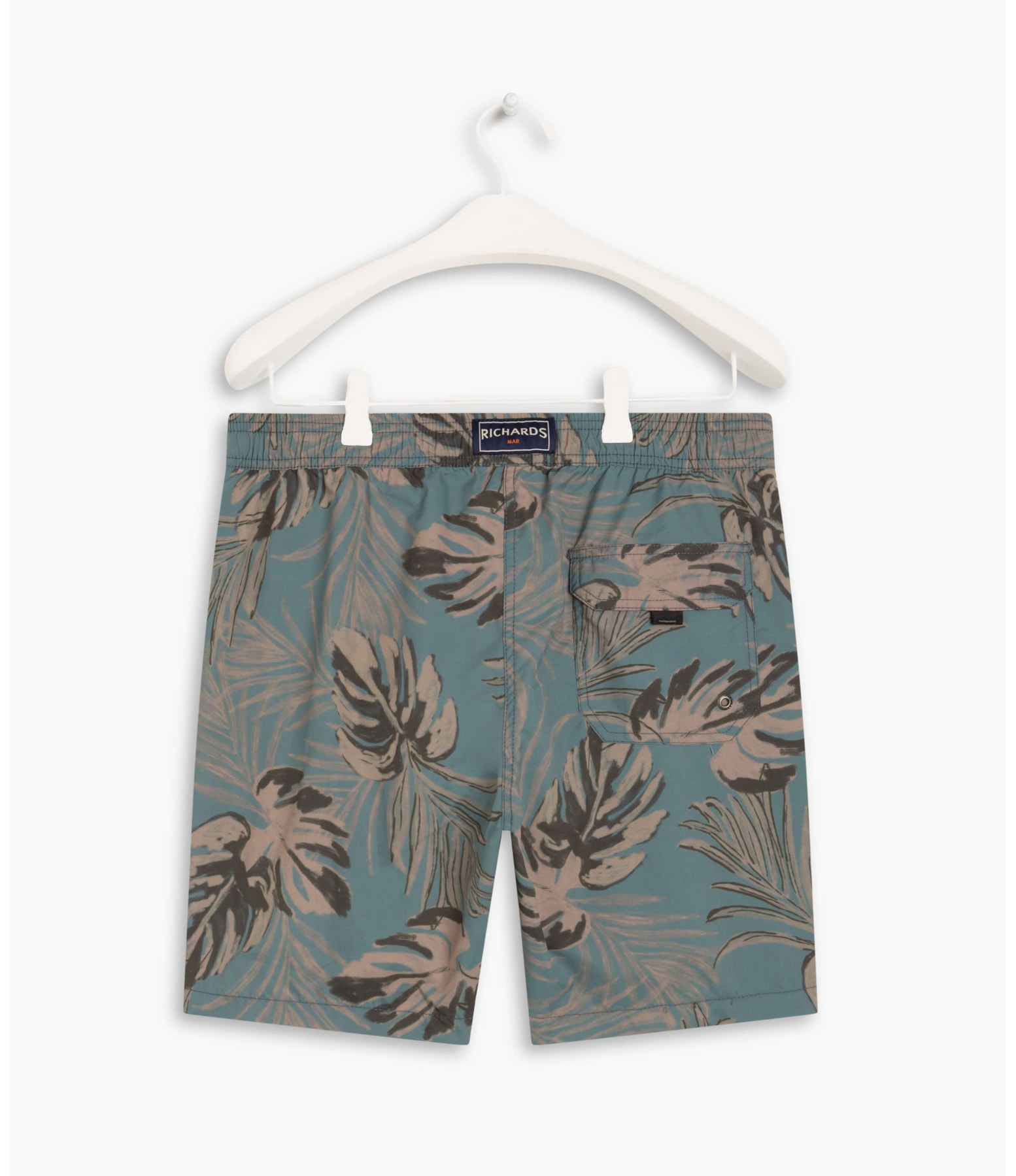 Short Praia Paisley  Dark Navy