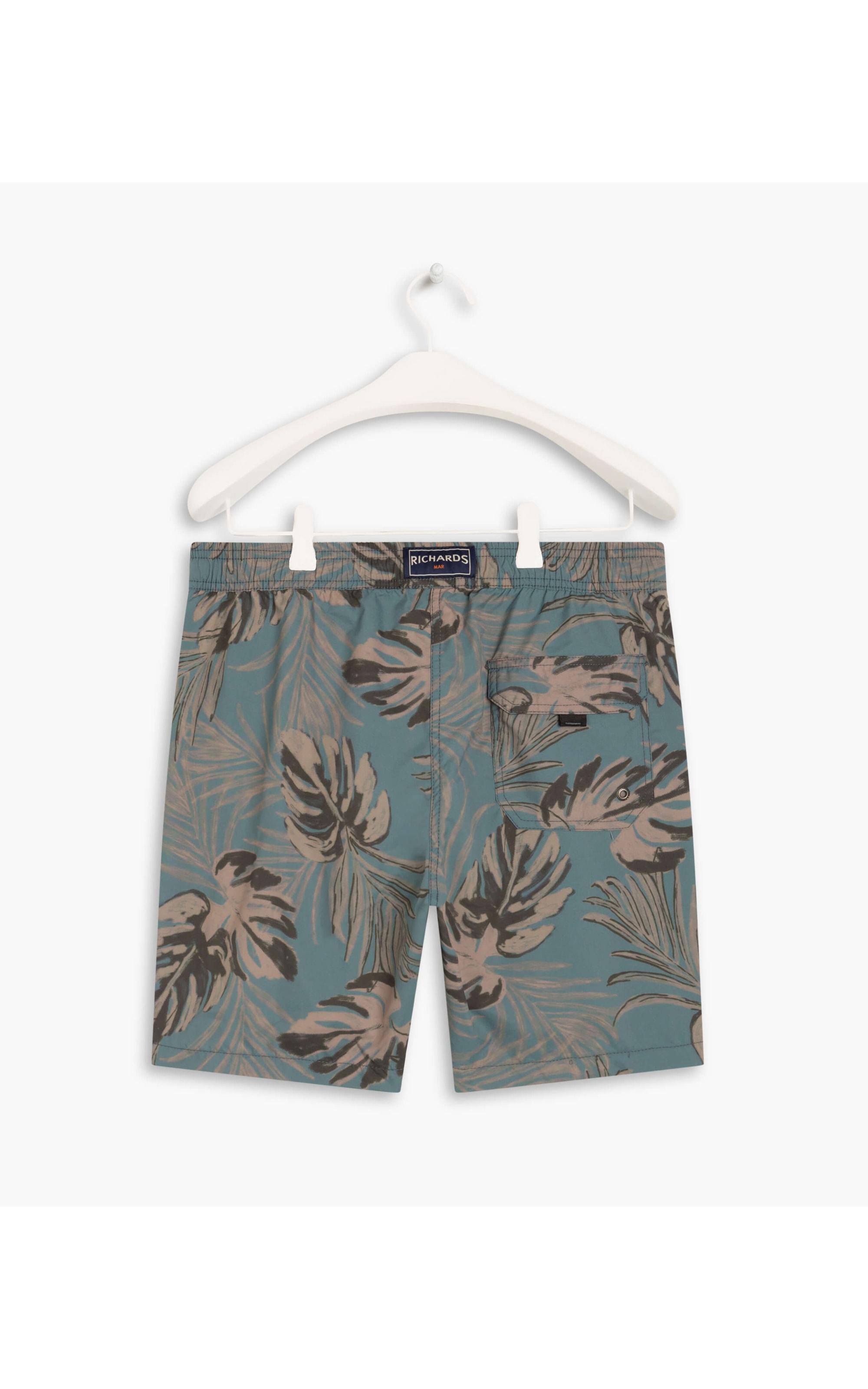 Short Praia Paisley  Dark Navy