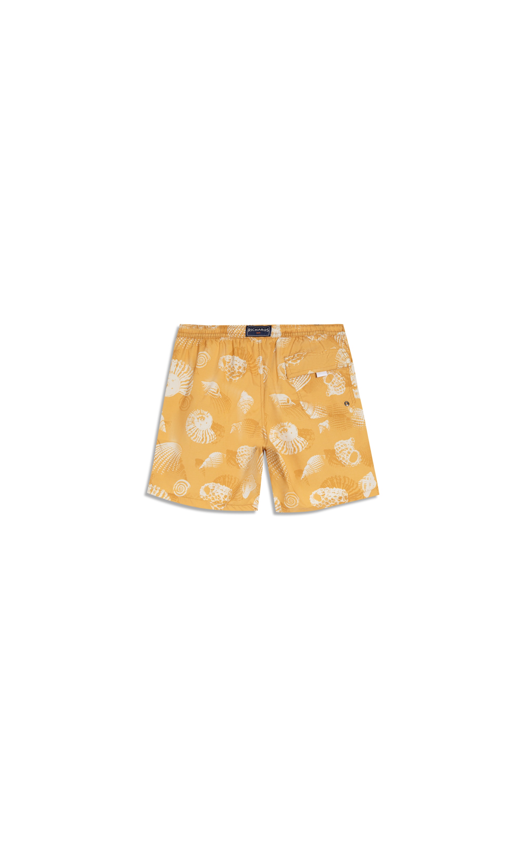 Short Praia Shell Fall Regular Amarelo