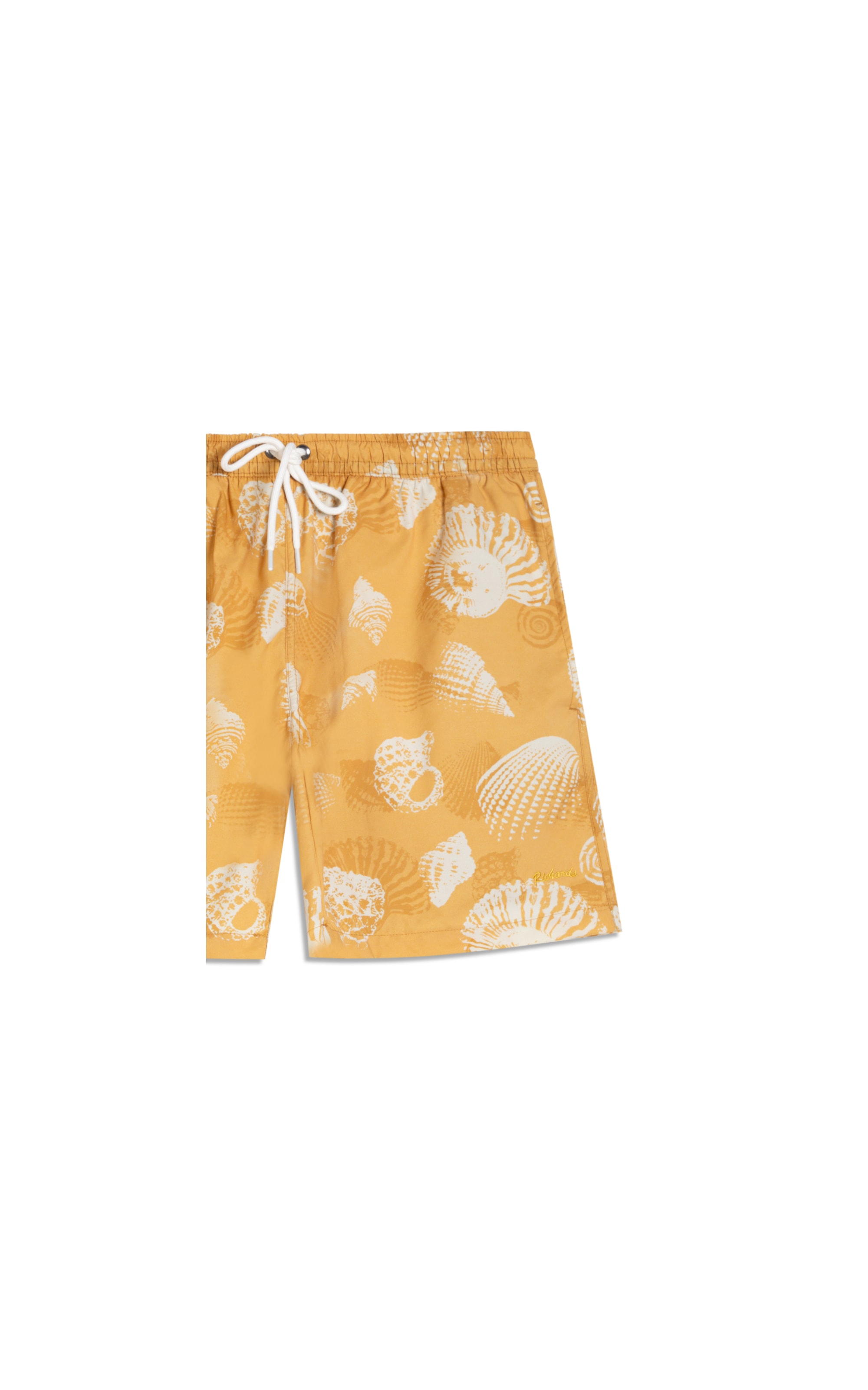 Short Praia Shell Fall Regular Amarelo