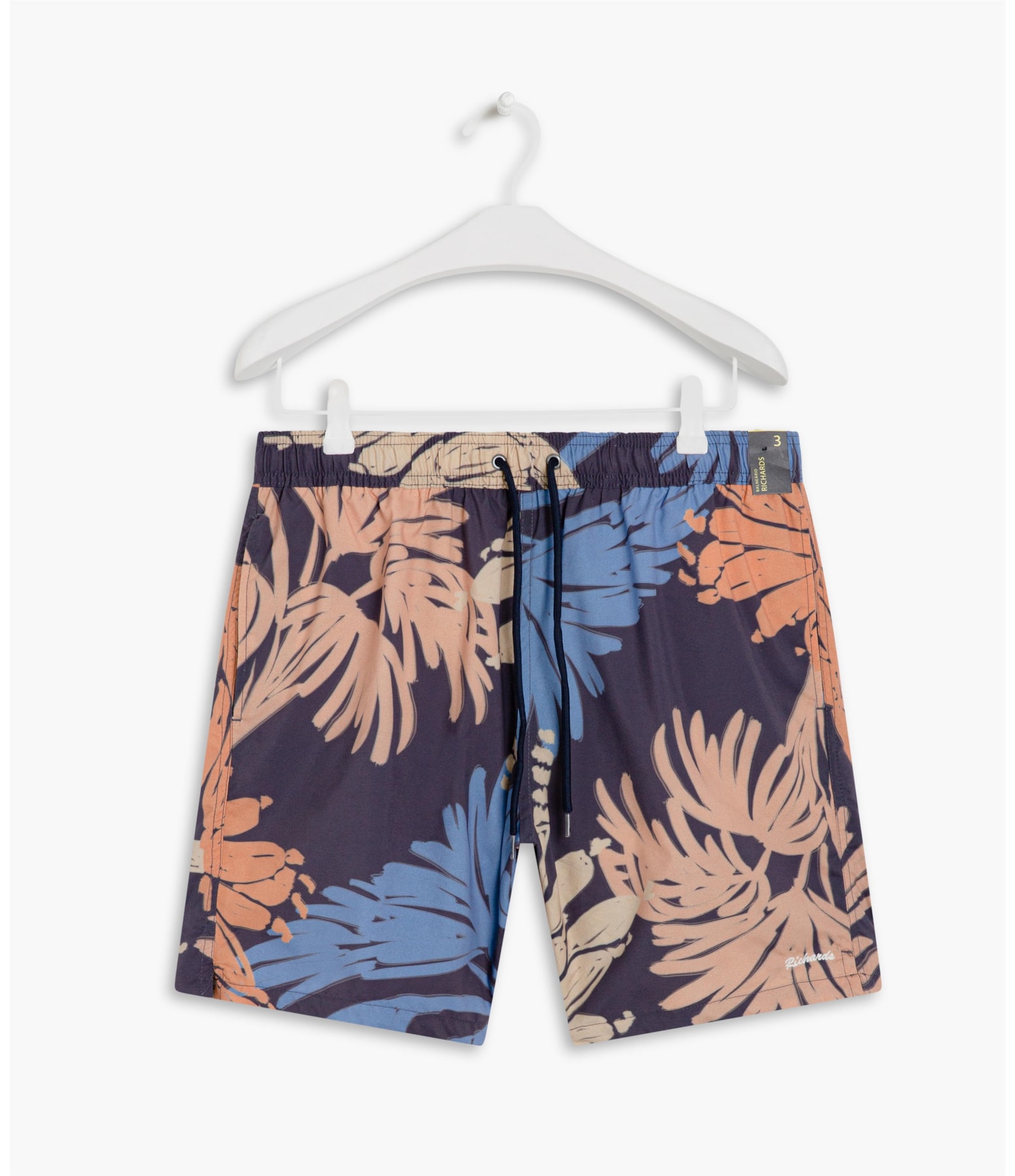 Short Praia Tigre Azul Claro