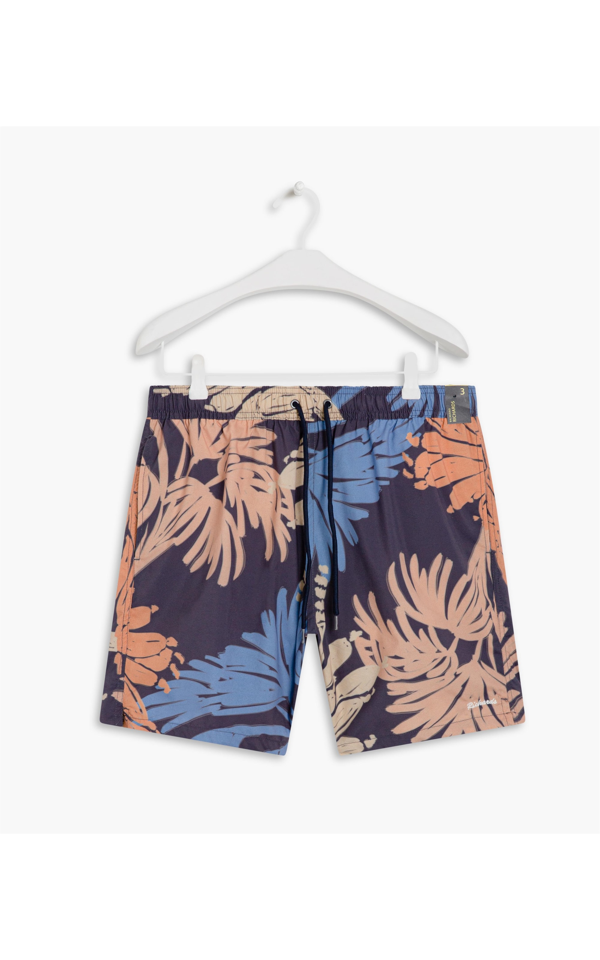Short Praia Tigre Azul Claro