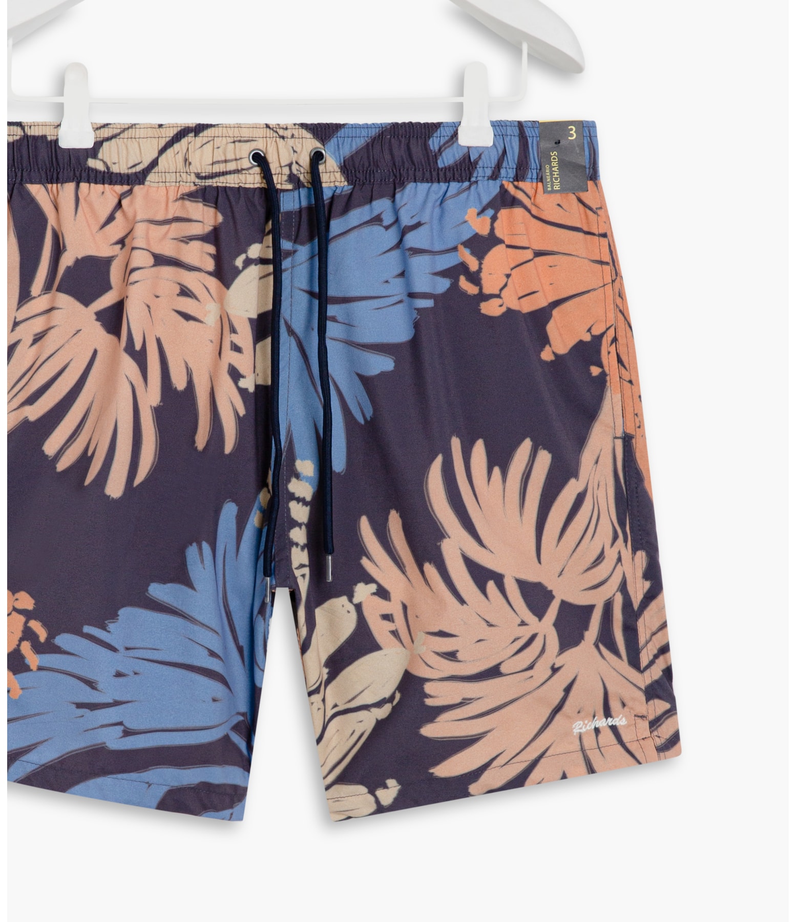 Short Praia Tigre Azul Claro