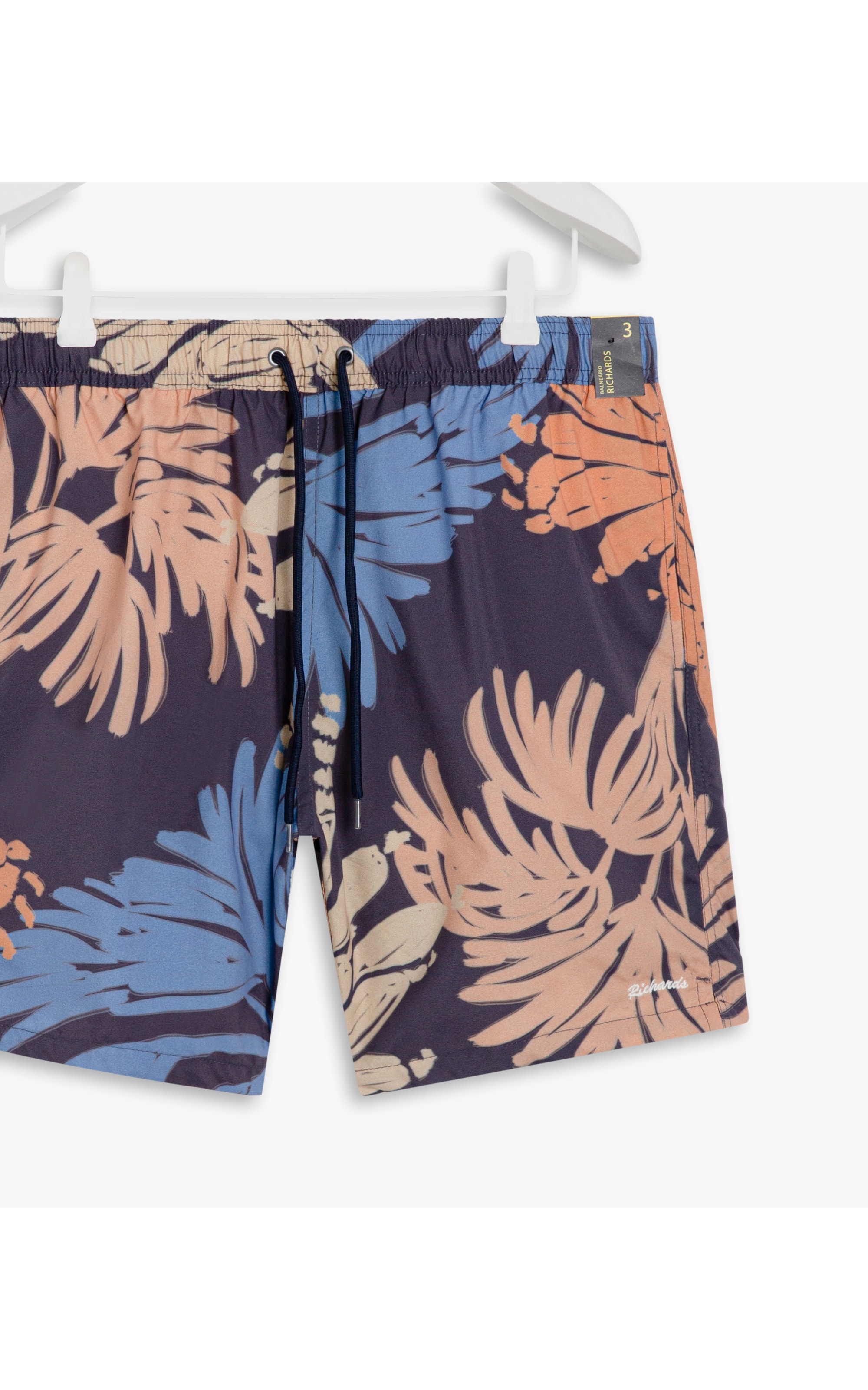 Short Praia Tigre Azul Claro