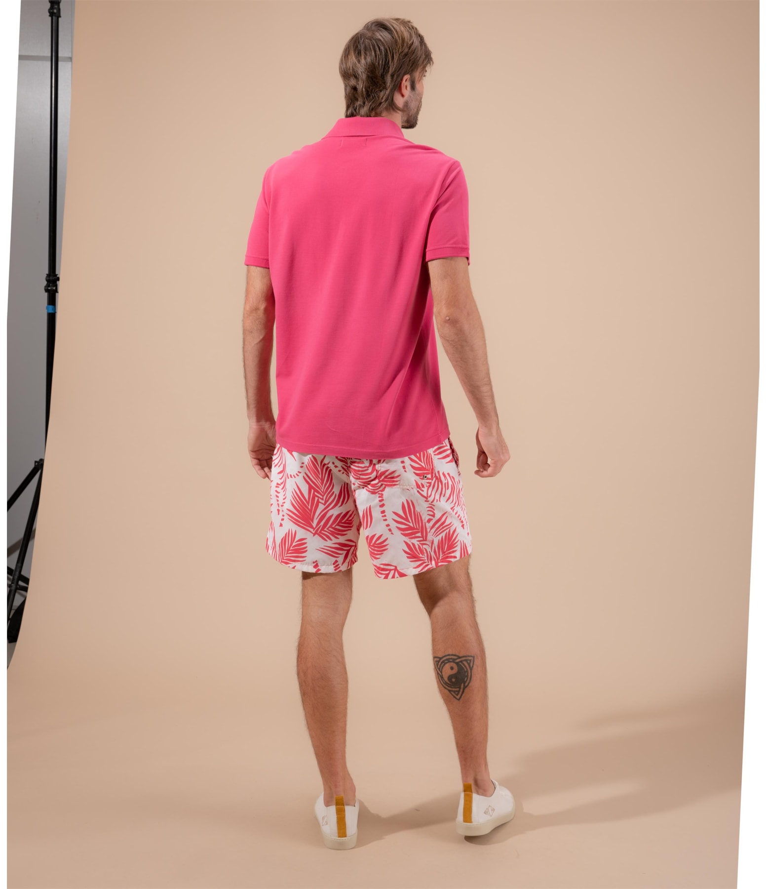 Short Praia Tigre Pink