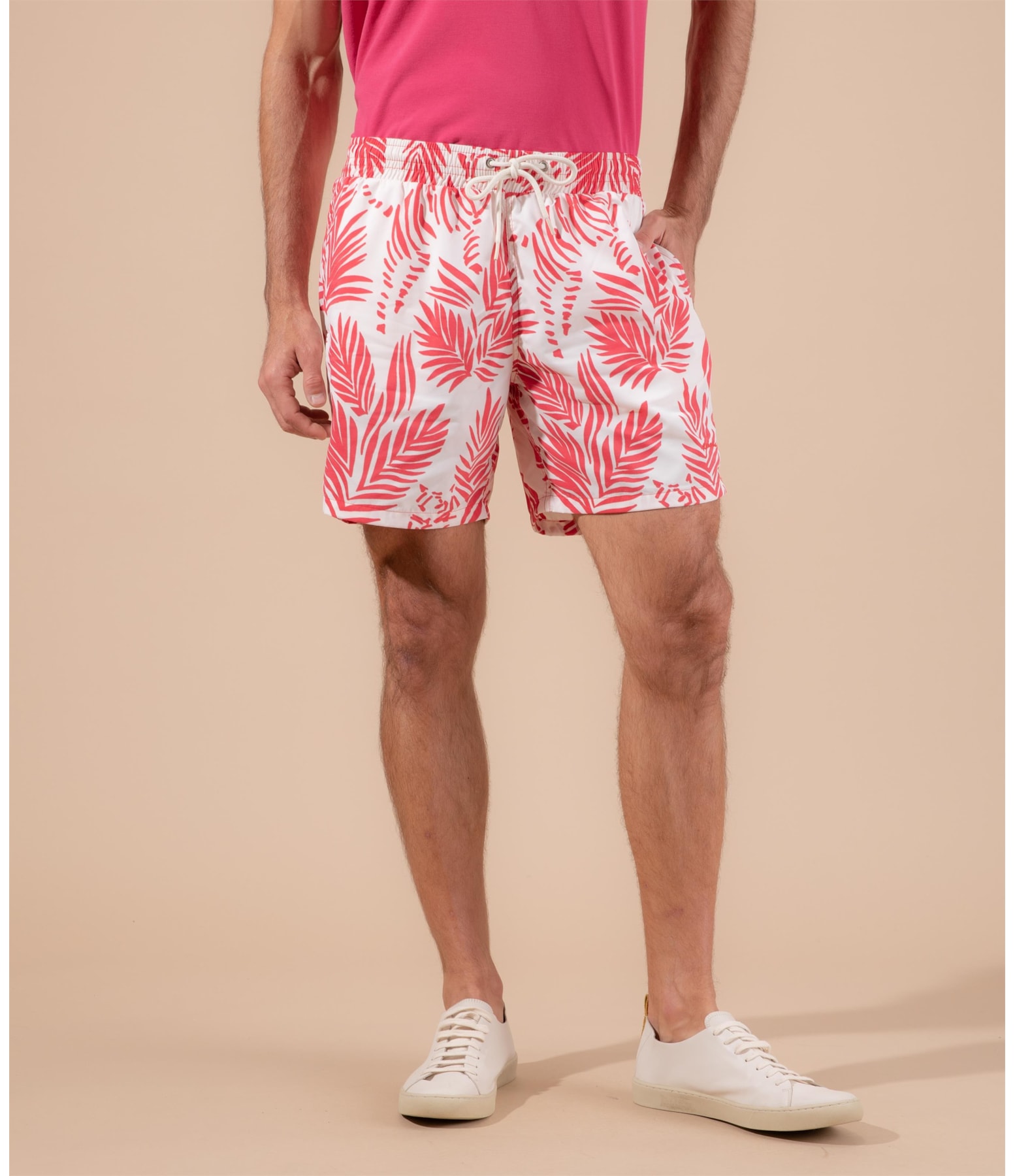 Short Praia Tigre Pink