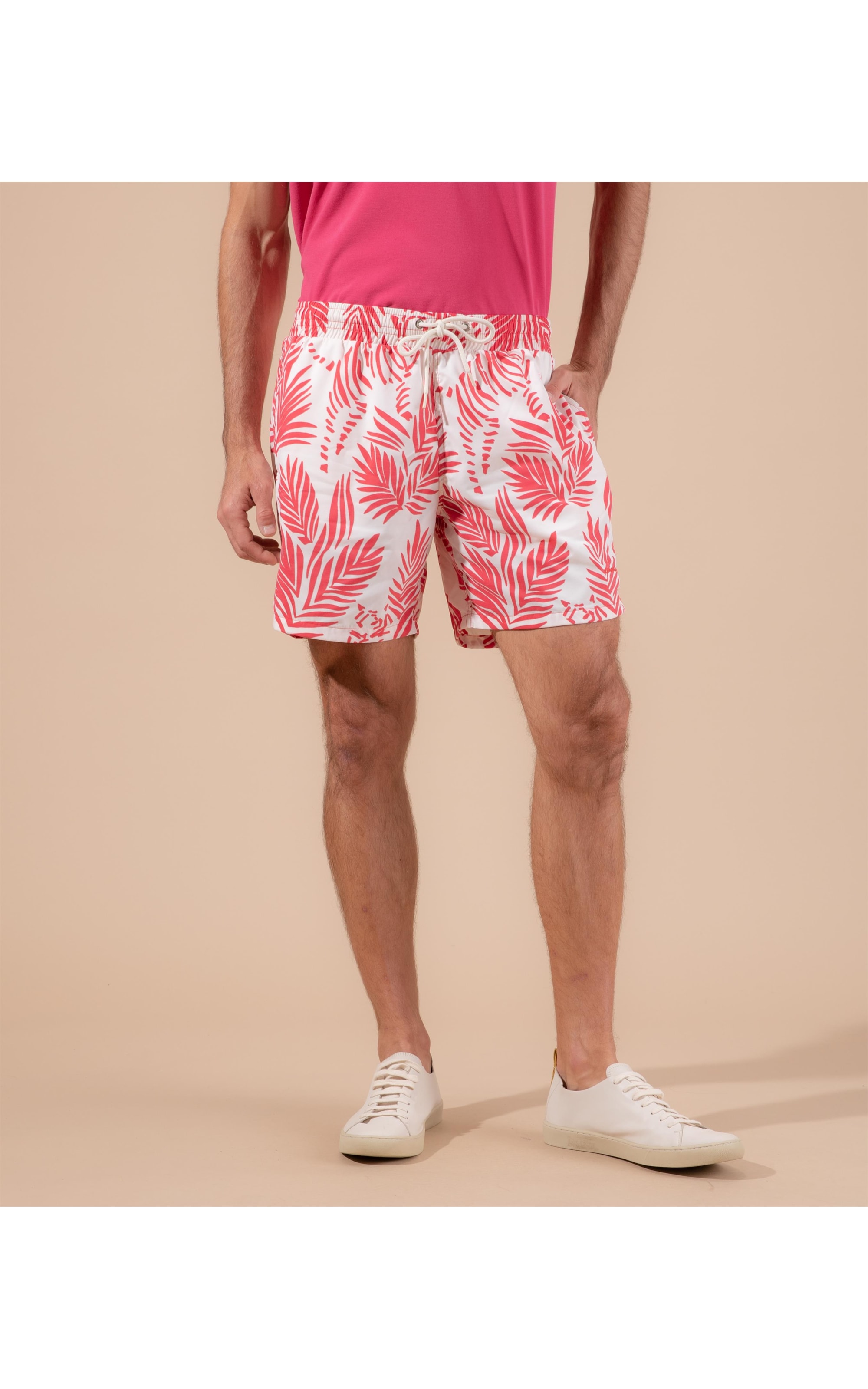 Short Praia Tigre Pink