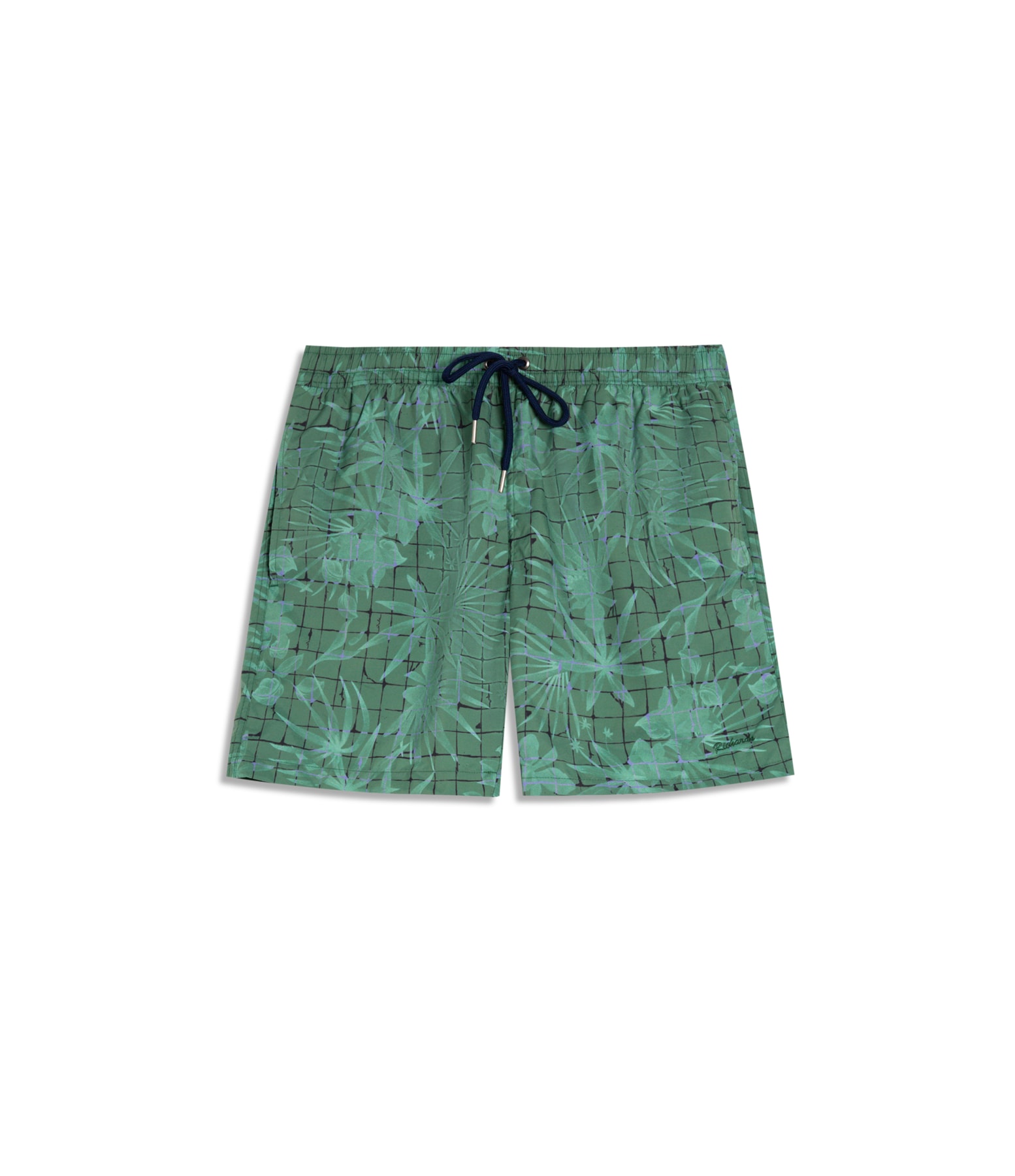 Short Praia Tiles Fall Regular Verde Claro