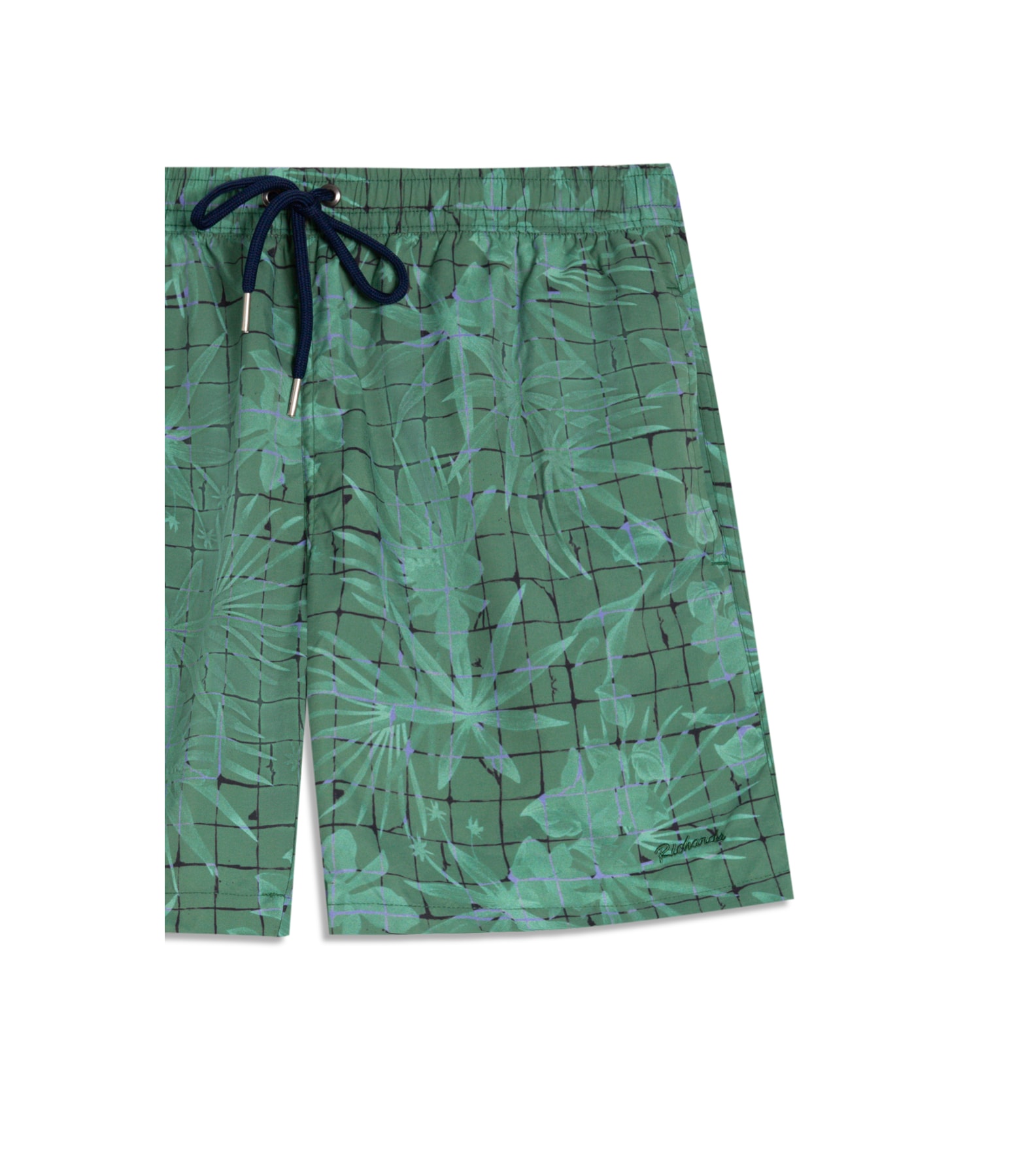 Short Praia Tiles Fall Regular Verde Claro