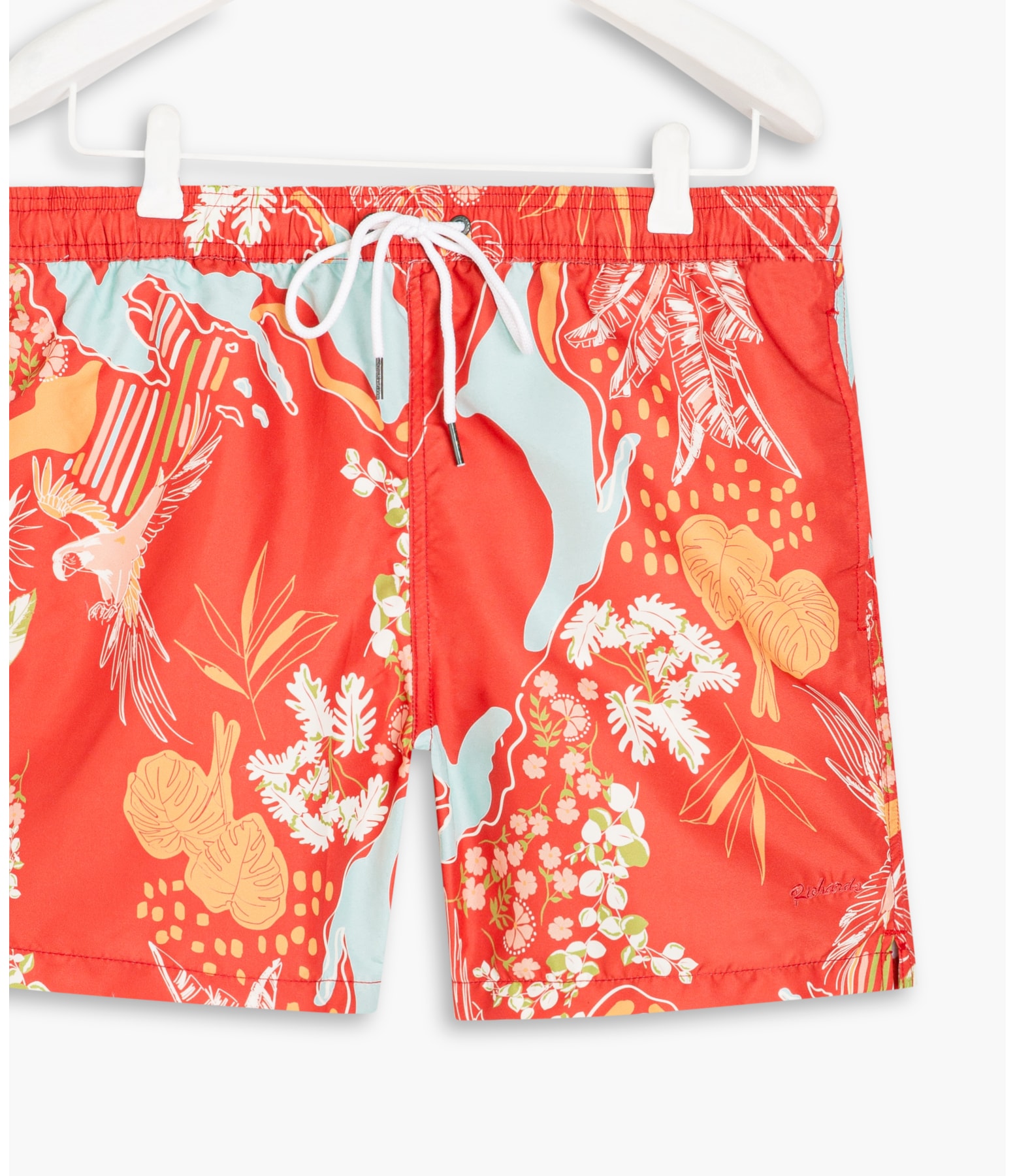 Short Praia Tropical Mapa Coral