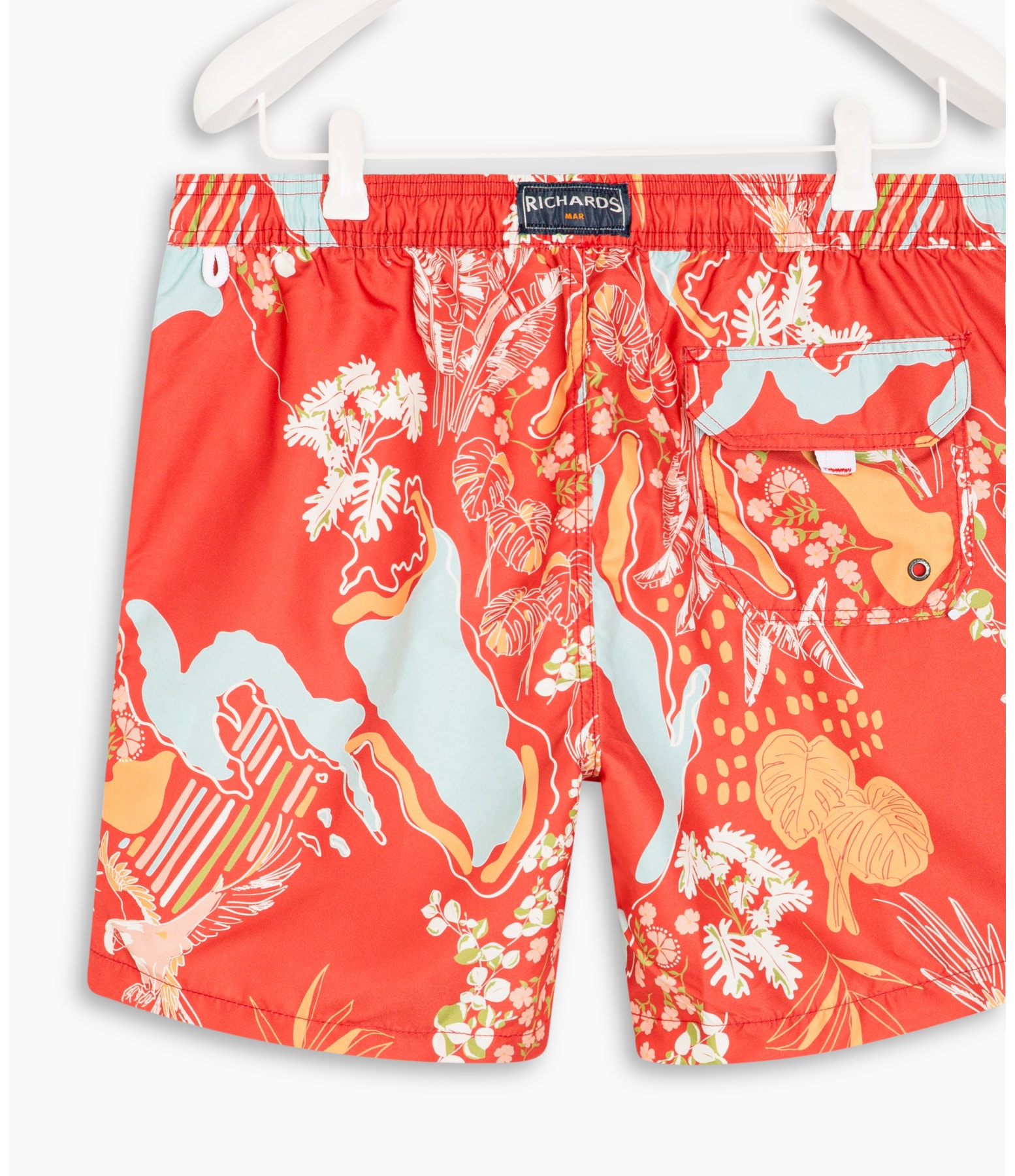 Short Praia Tropical Mapa Coral