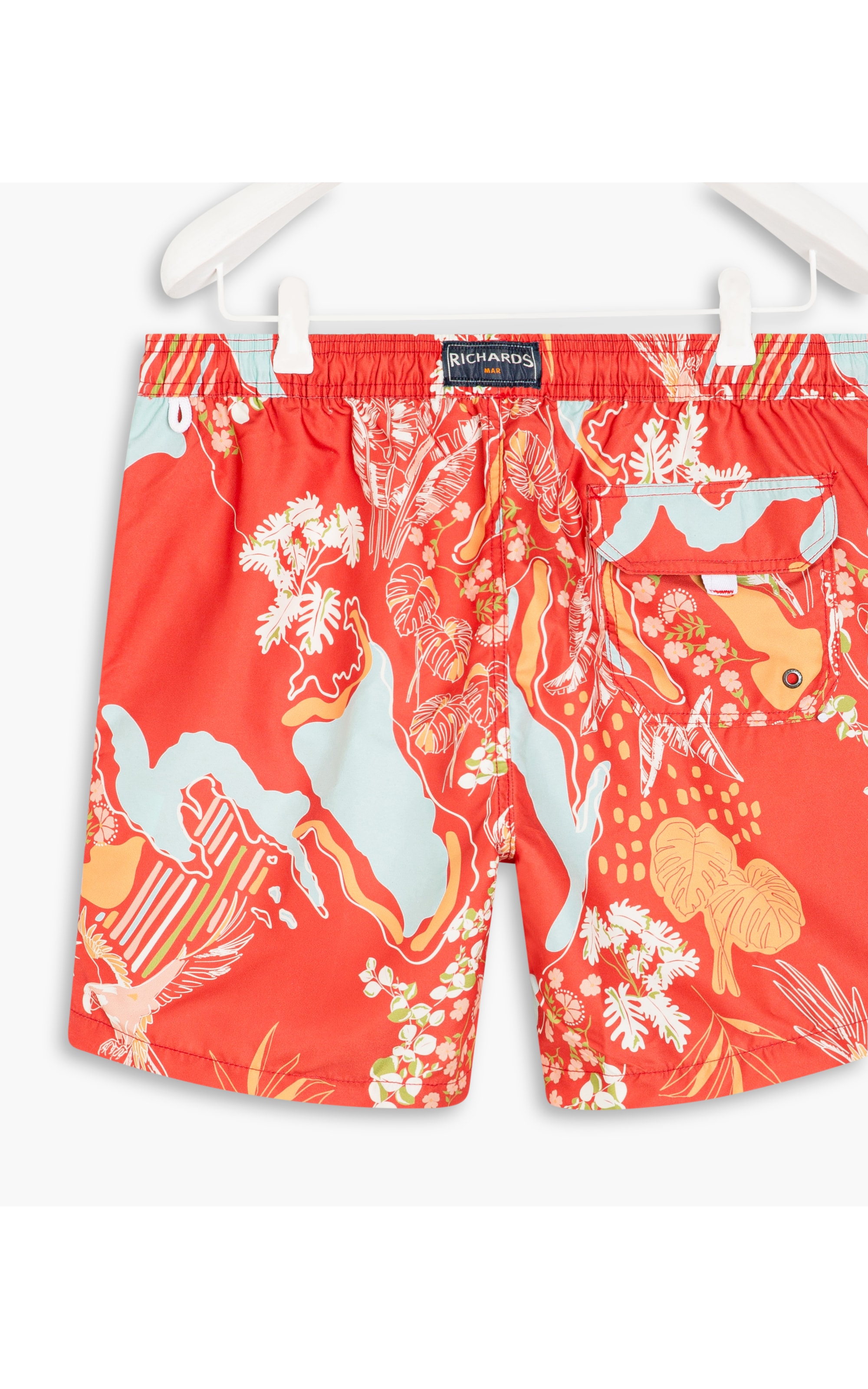 Short Praia Tropical Mapa Coral