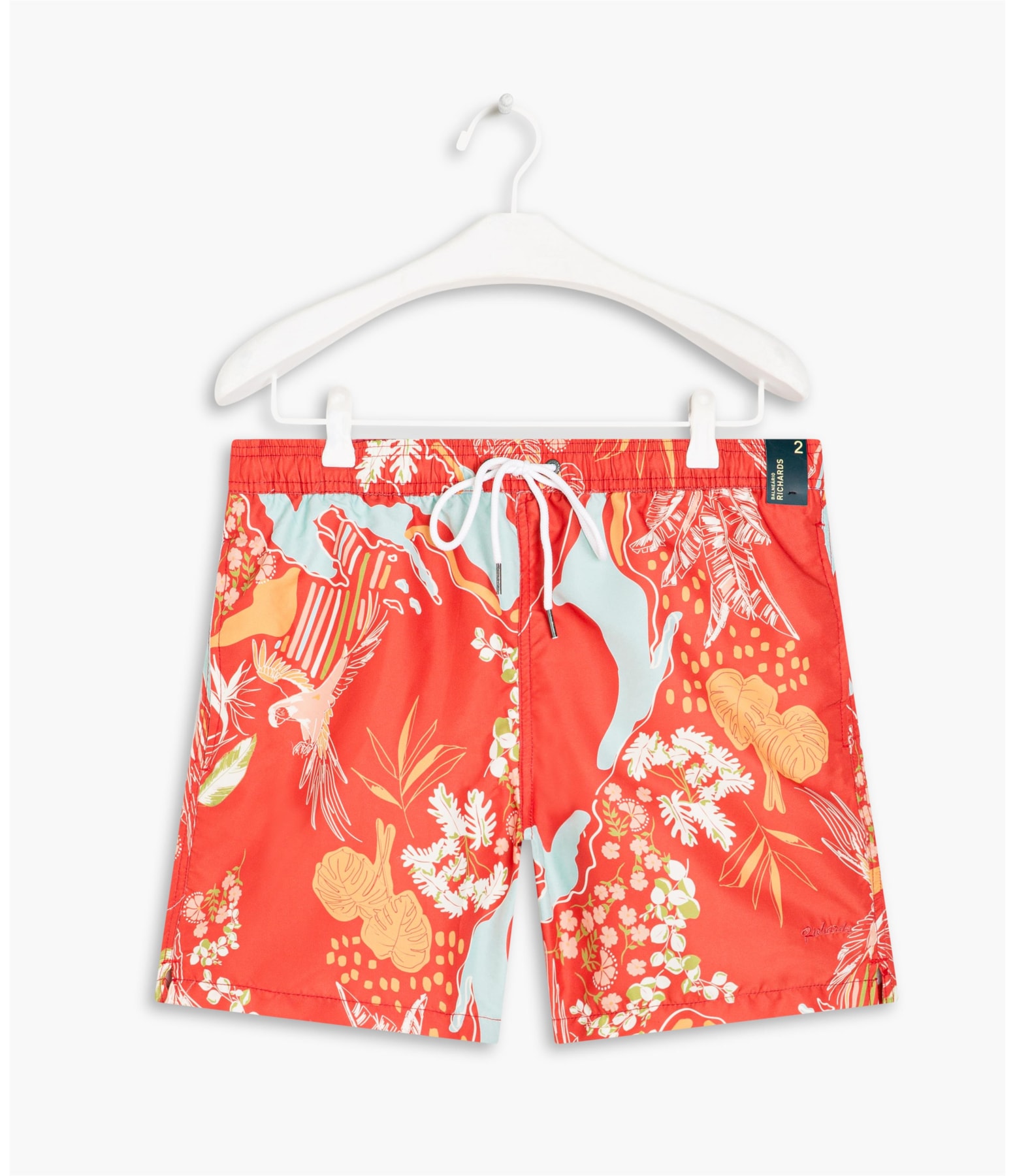 Short Praia Tropical Mapa Coral