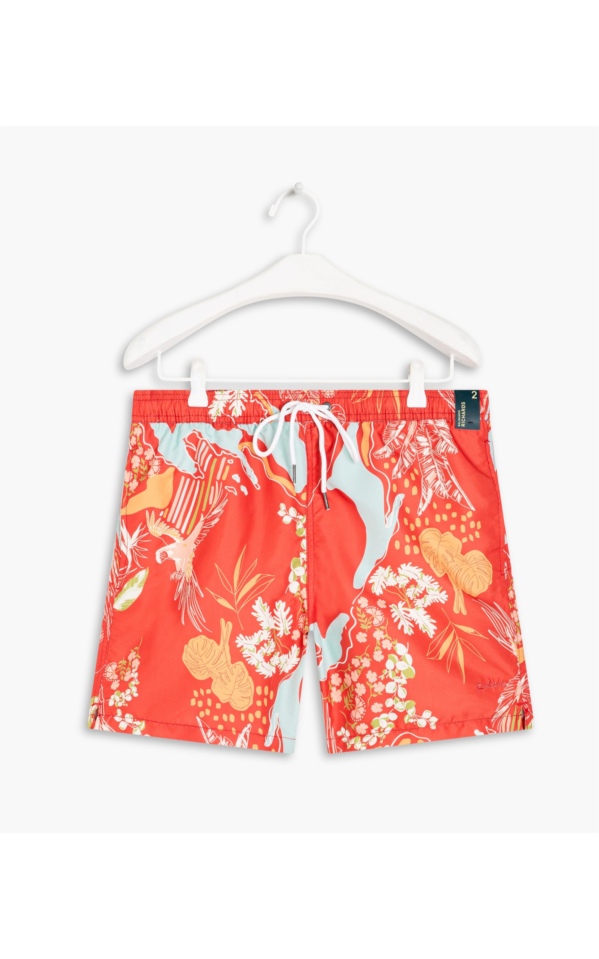 Short Praia Tropical Mapa Coral