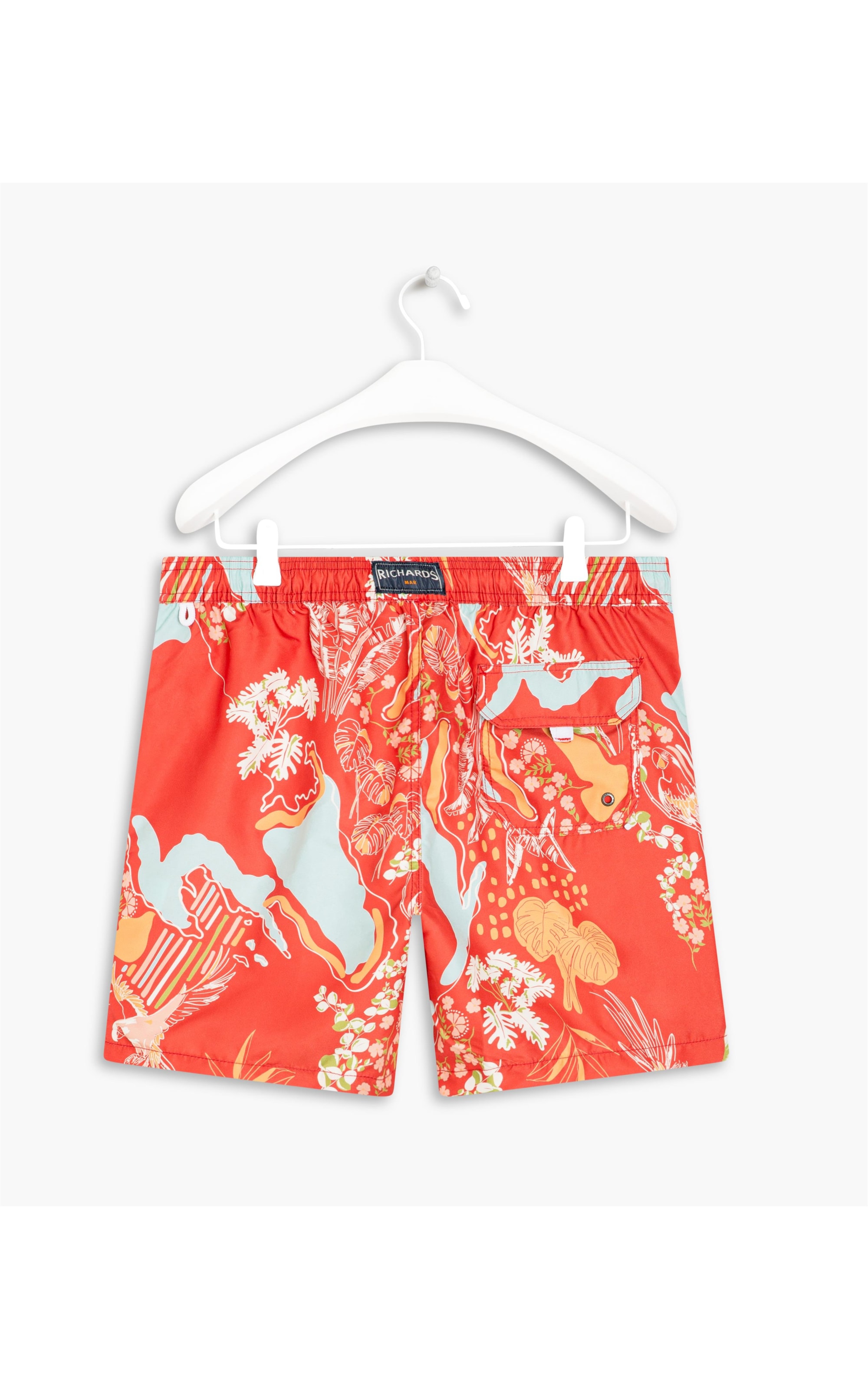 Short Praia Tropical Mapa Coral