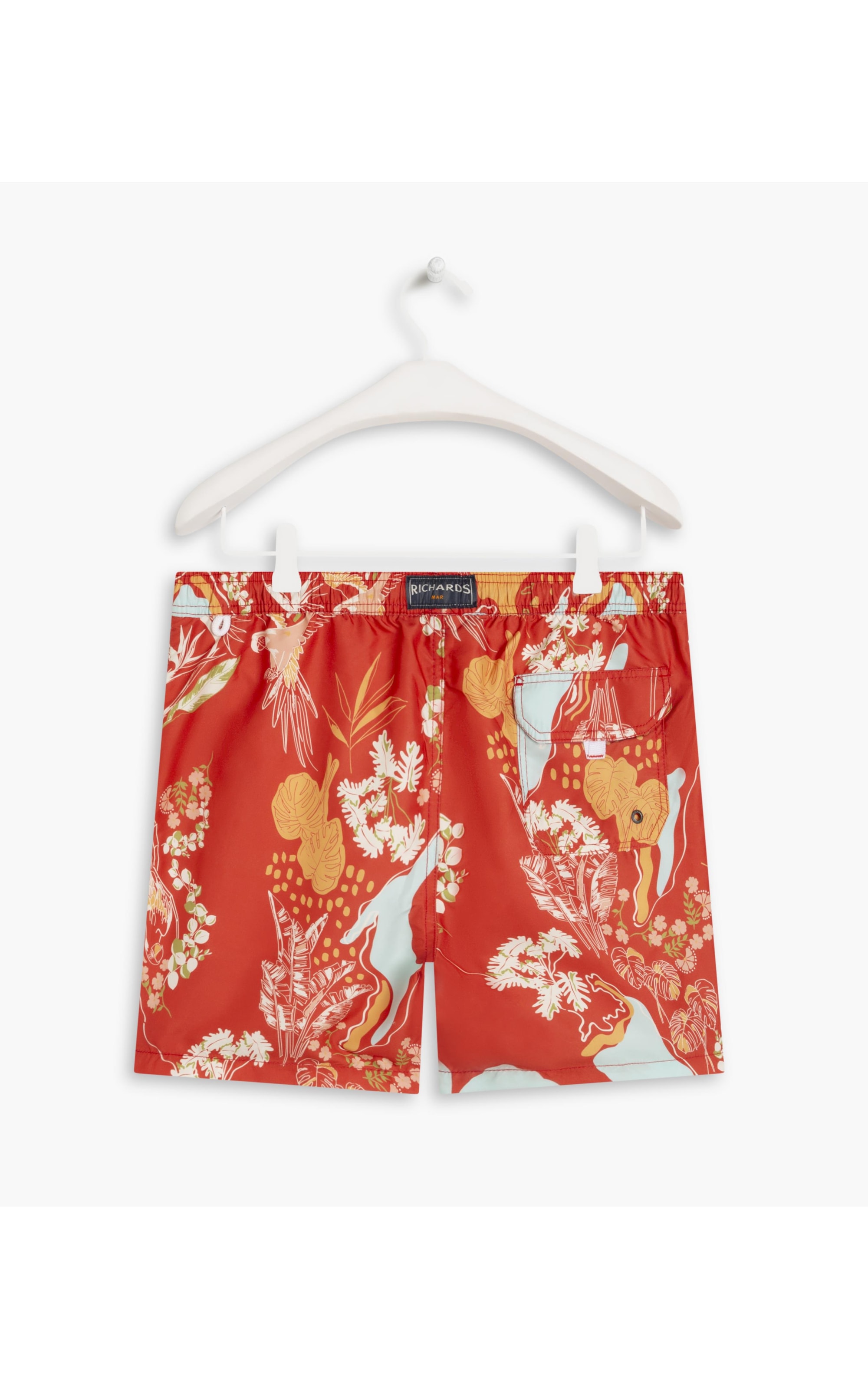 Short Praia Tropical Mapa Coral