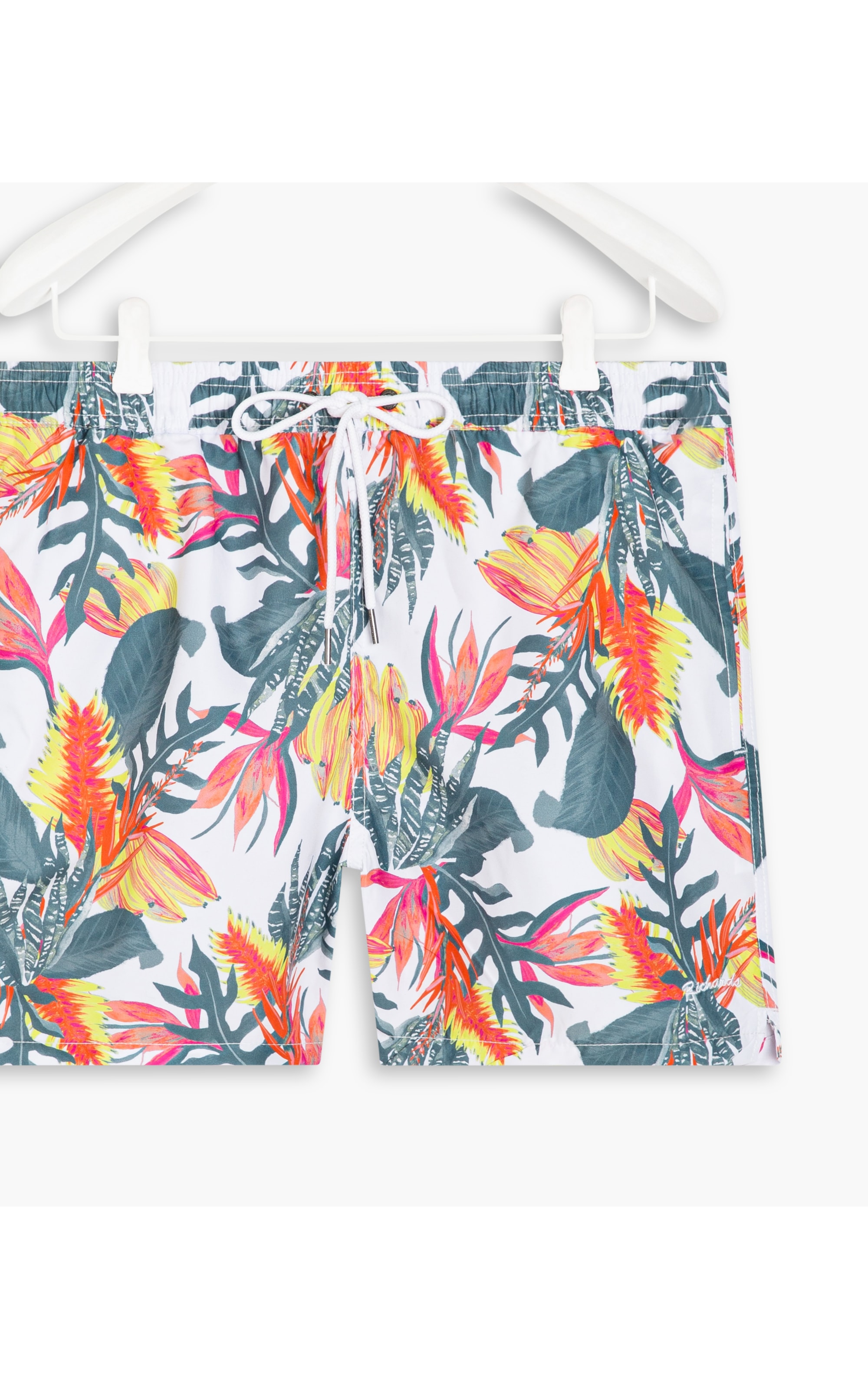 Short Praia Trópicos Off White