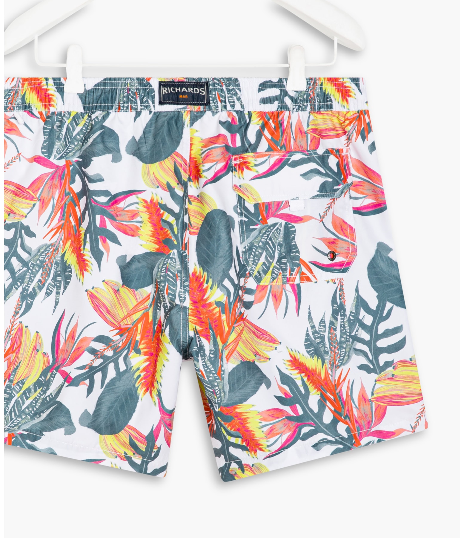 Short Praia Trópicos Off White