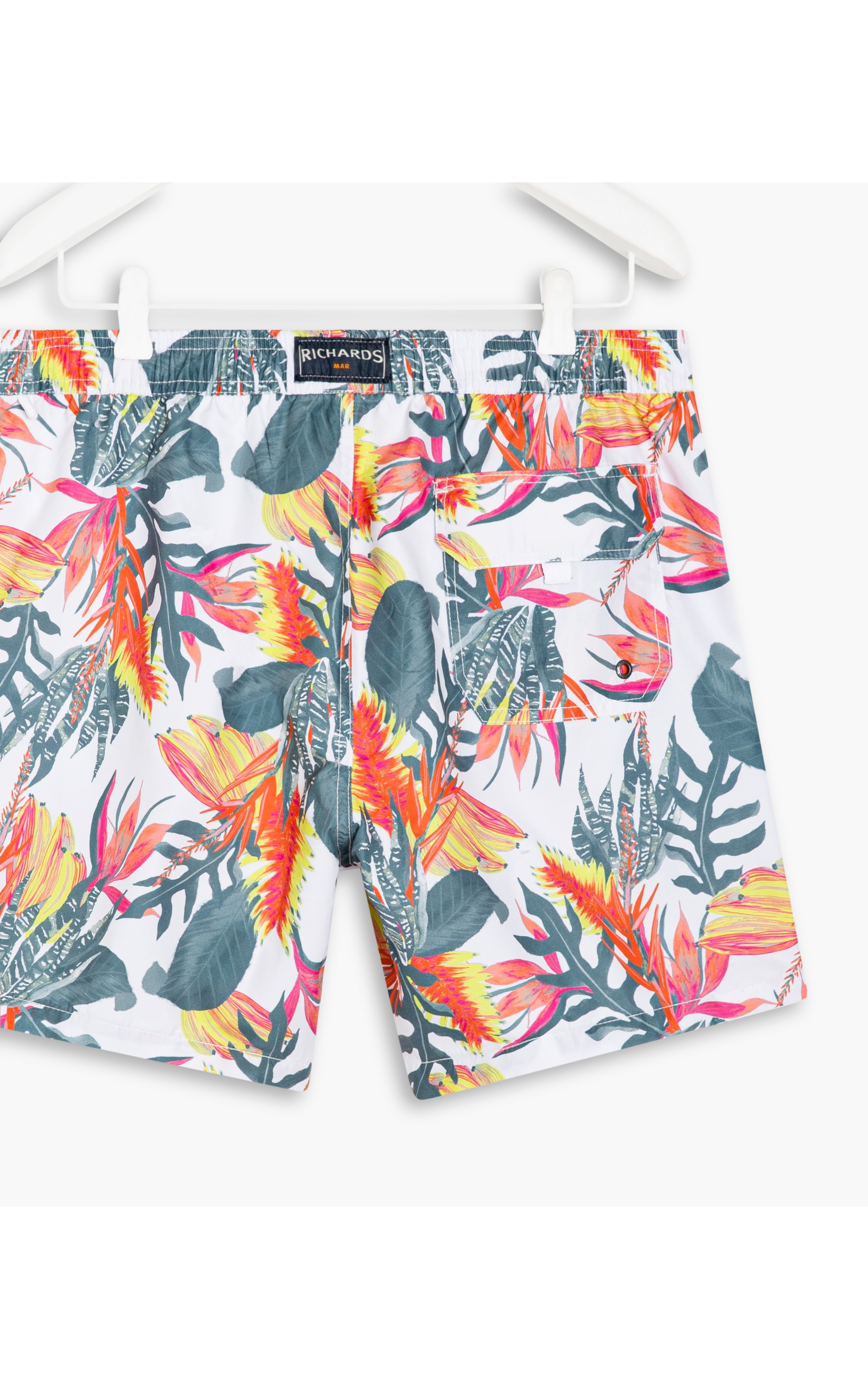 Short Praia Trópicos Off White