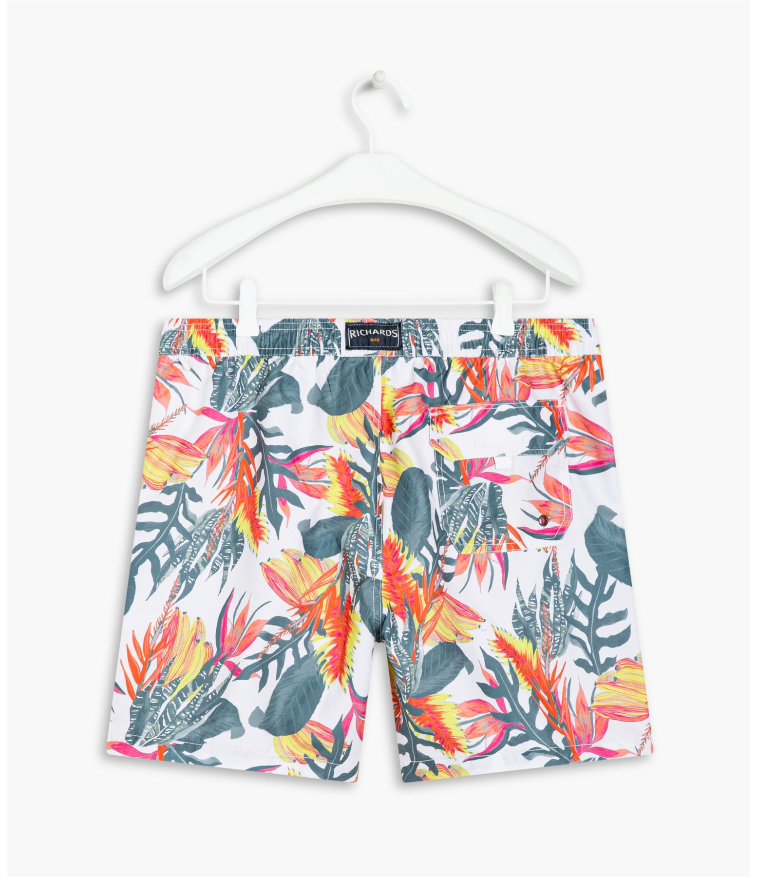 Short Praia Trópicos Off White