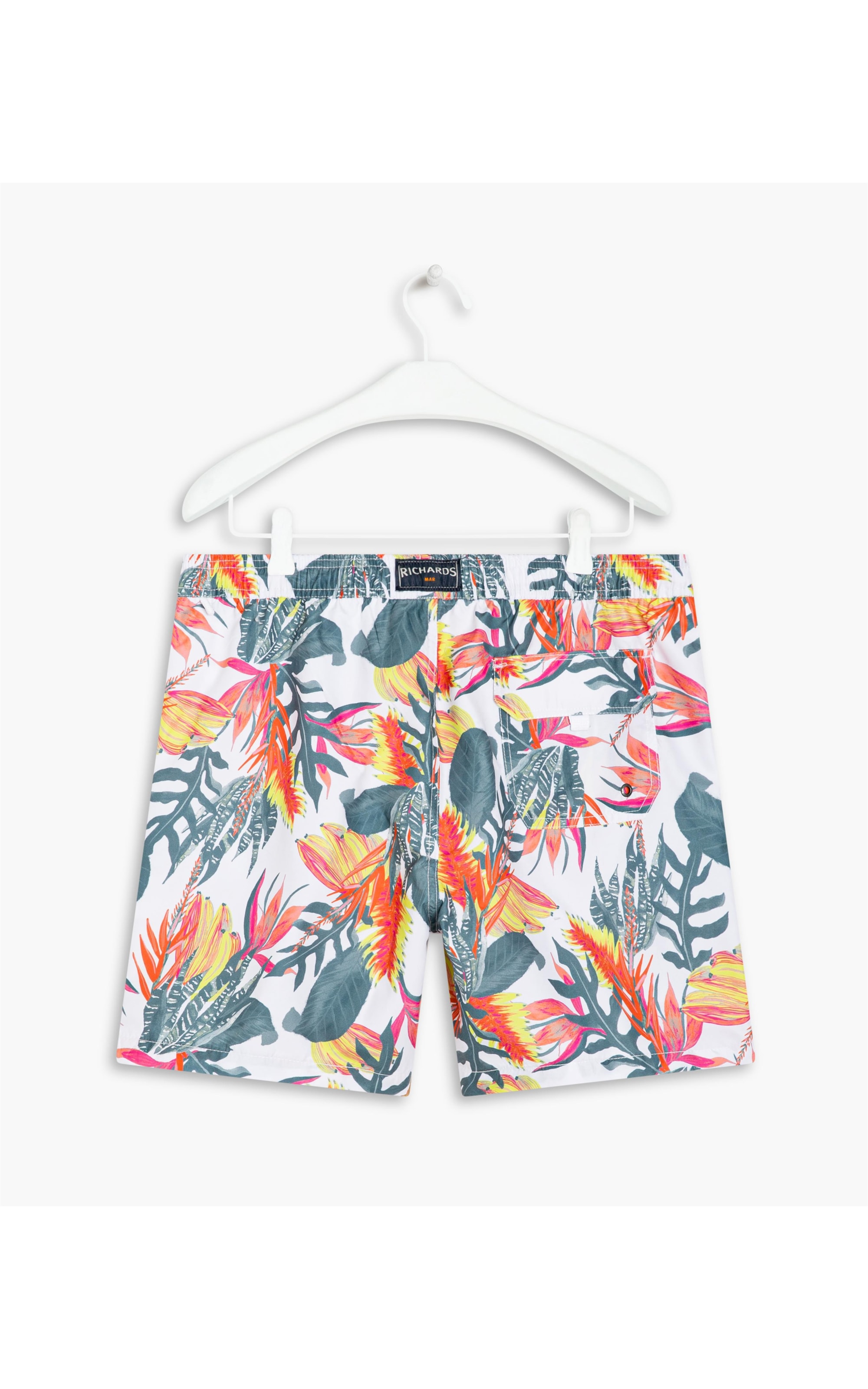 Short Praia Trópicos Off White