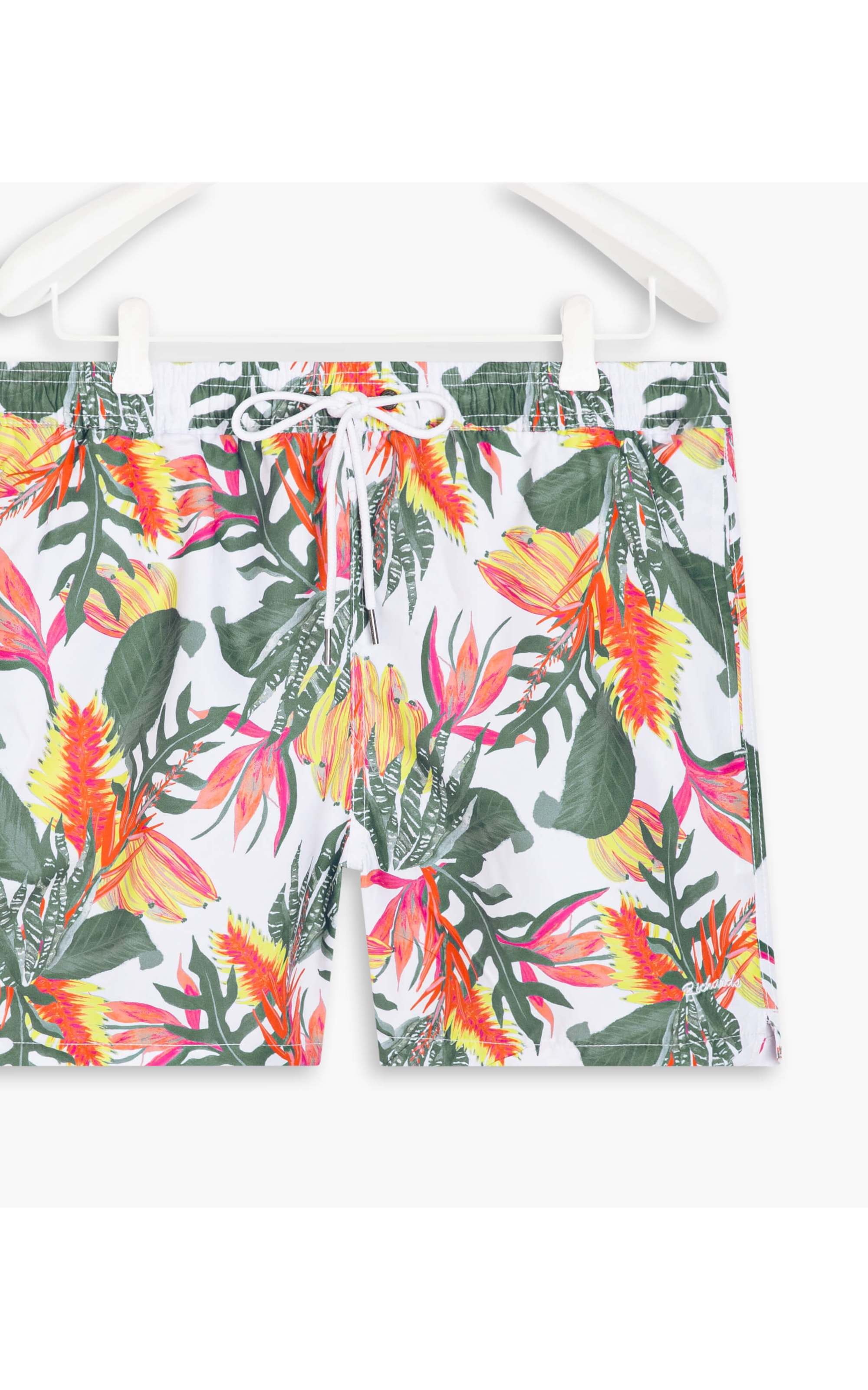 Short Praia Trópicos Off White