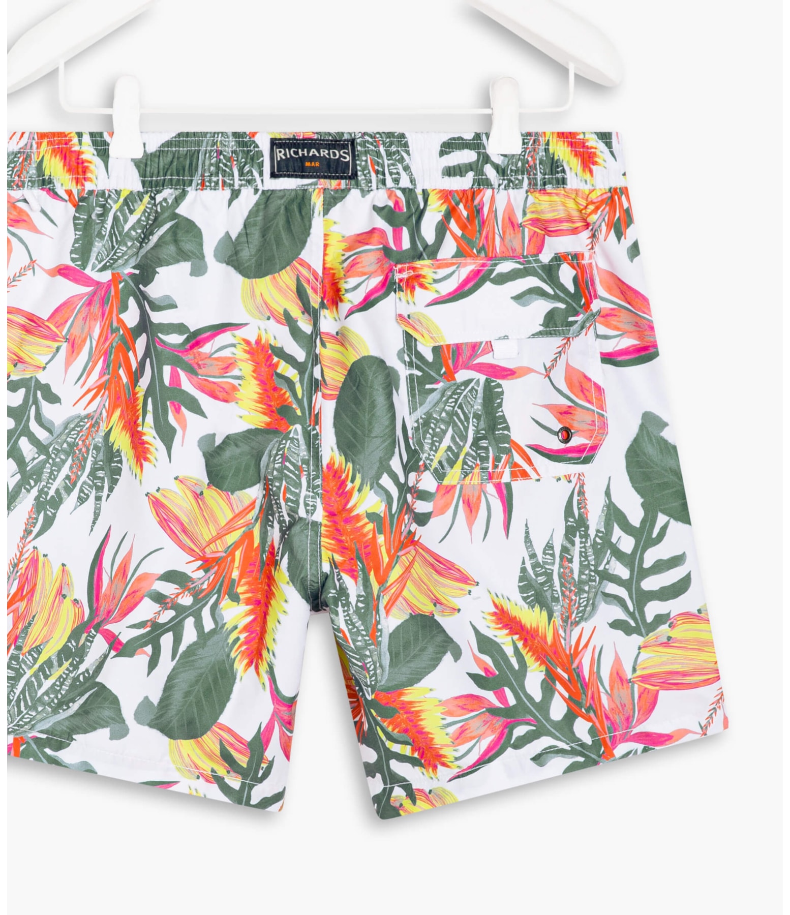Short Praia Trópicos Off White